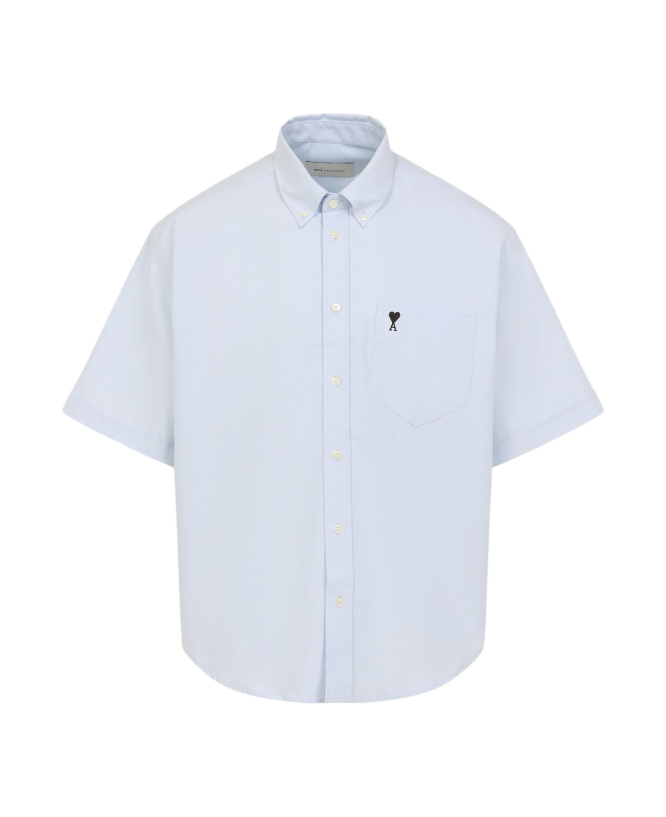 Ami Alexandre Mattiussi Boxy Short Sleeve Shirt - Bleu Ciel