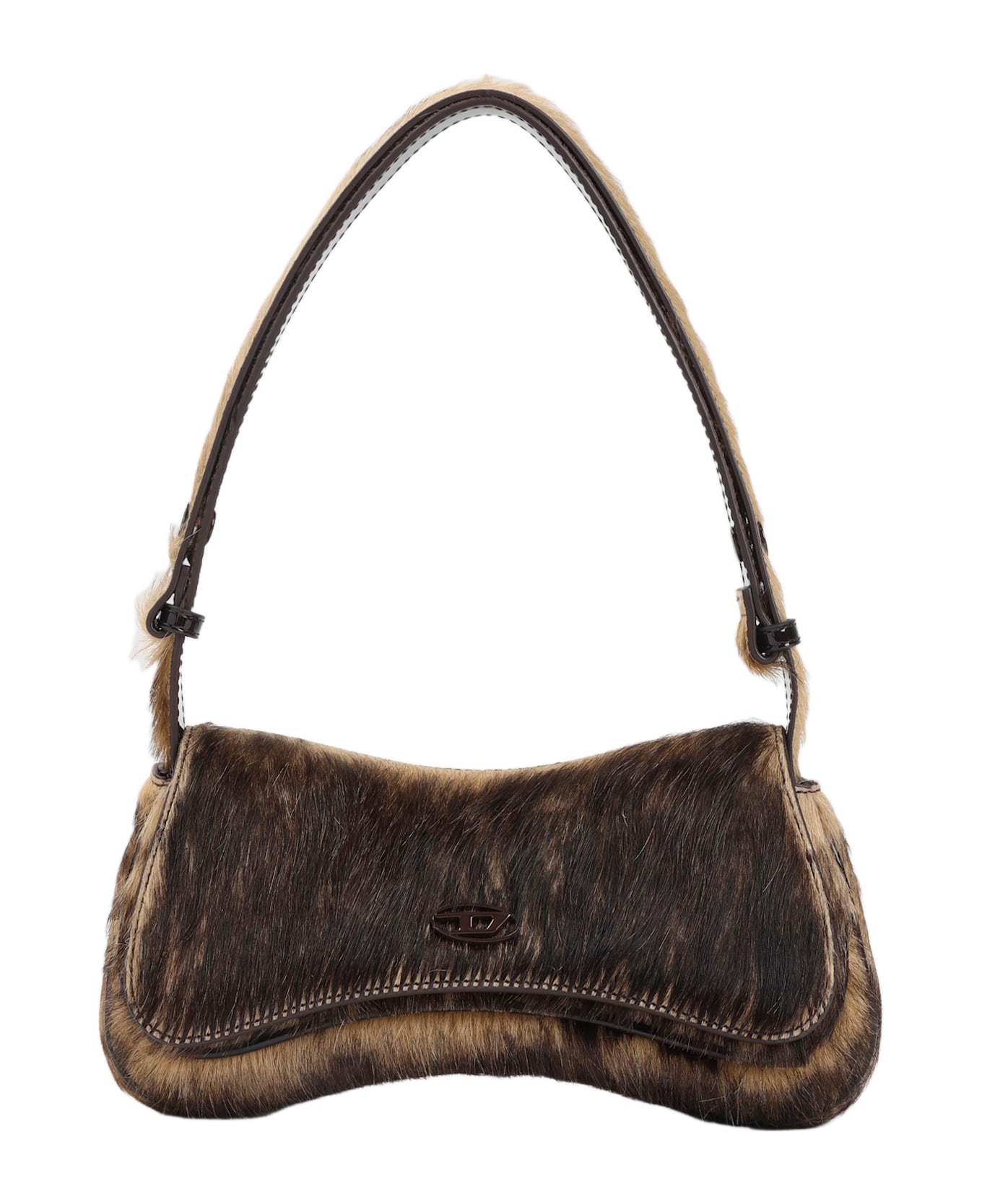 Diesel Play Clutch Bag - Brown