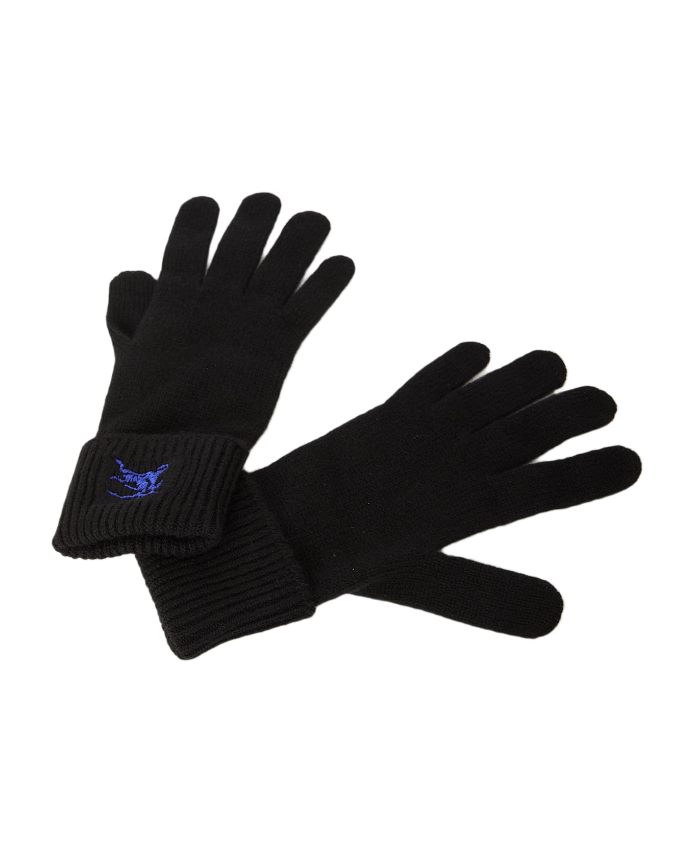 Burberry Cashmere Blend Gloves - BLACK