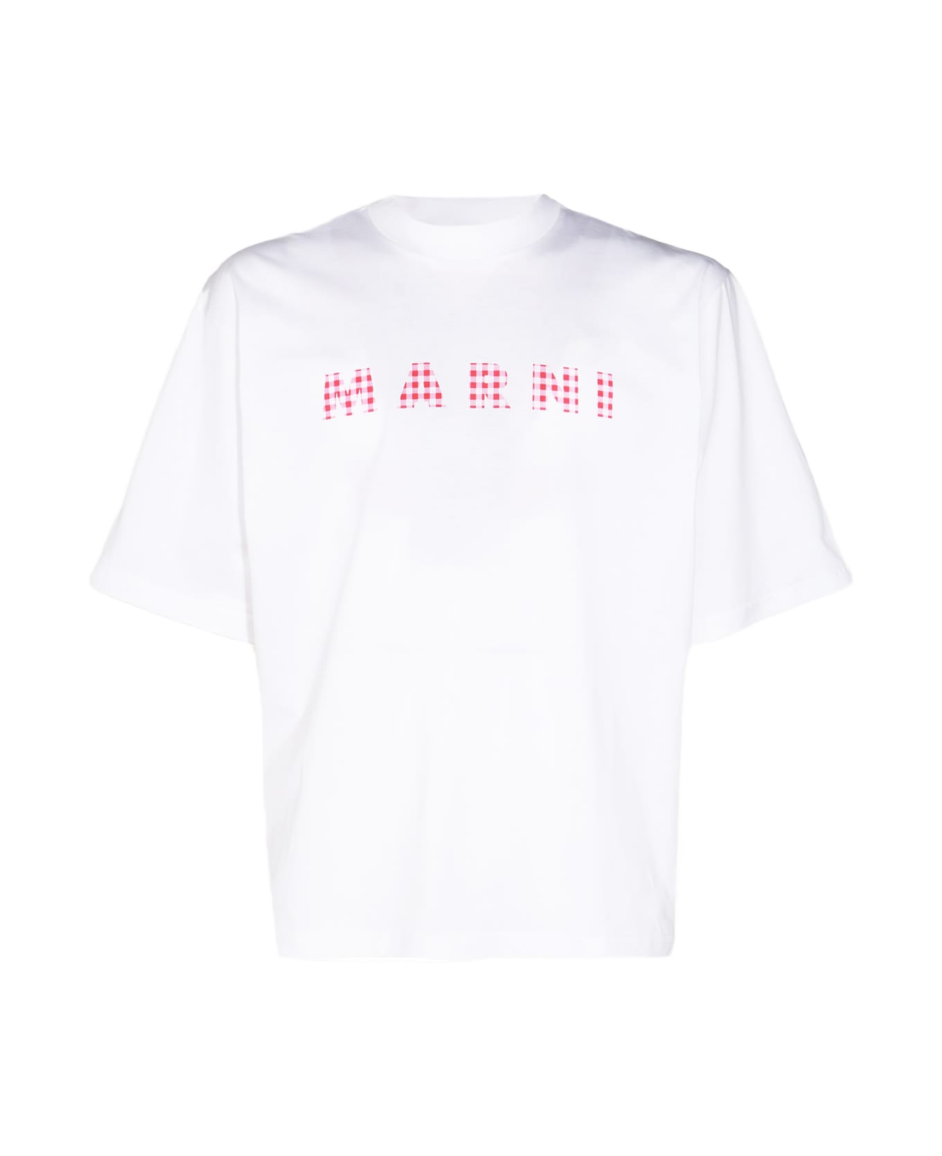 Marni White Cotton T-shirt - LILY WHITE