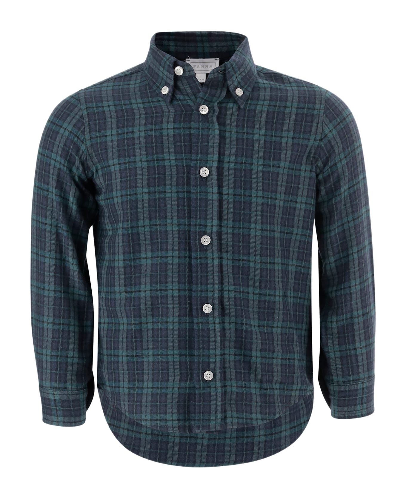 Nicoletta Fanna Cotton Shirt With Check Pattern - Red