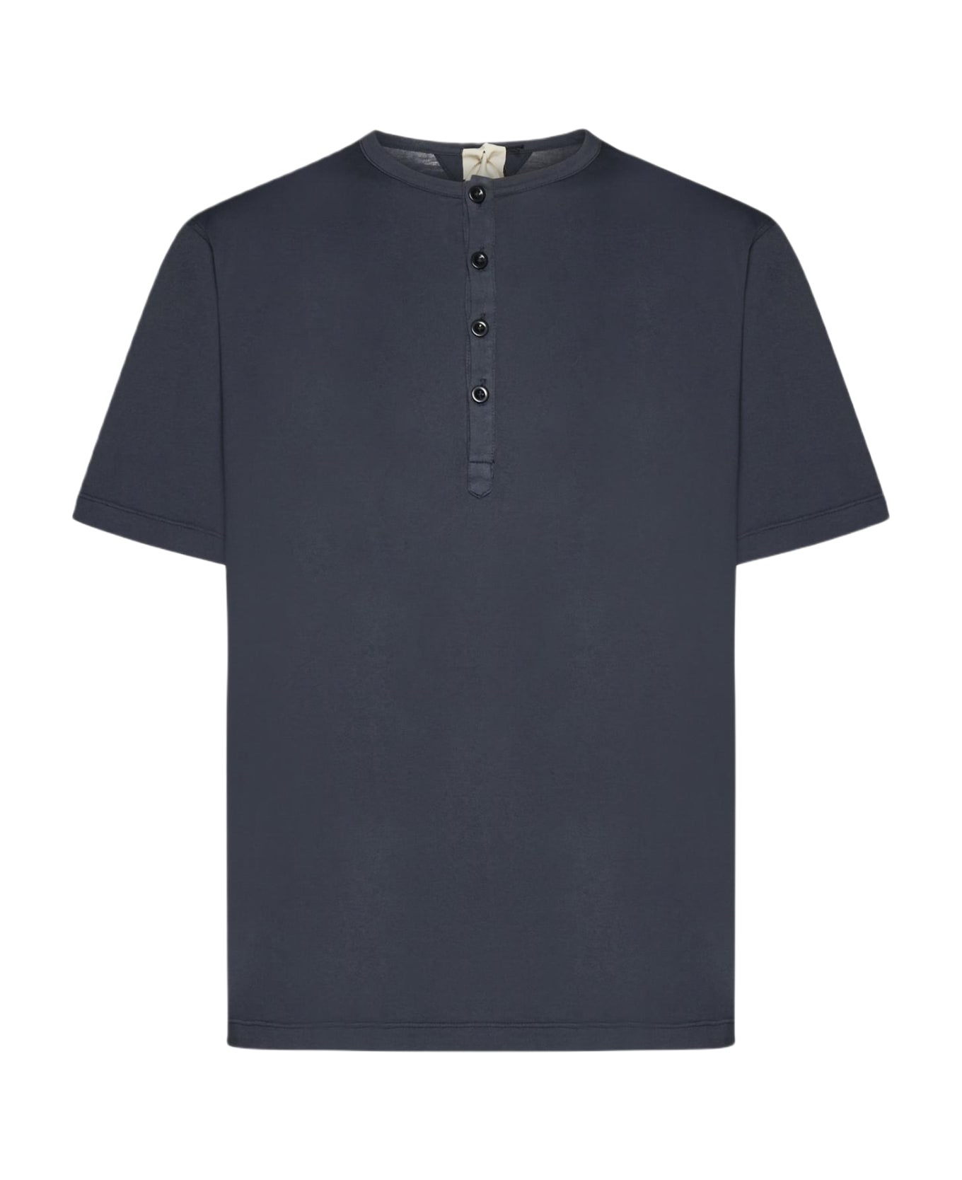Ten C Serafino Collar Cotton T-shirt