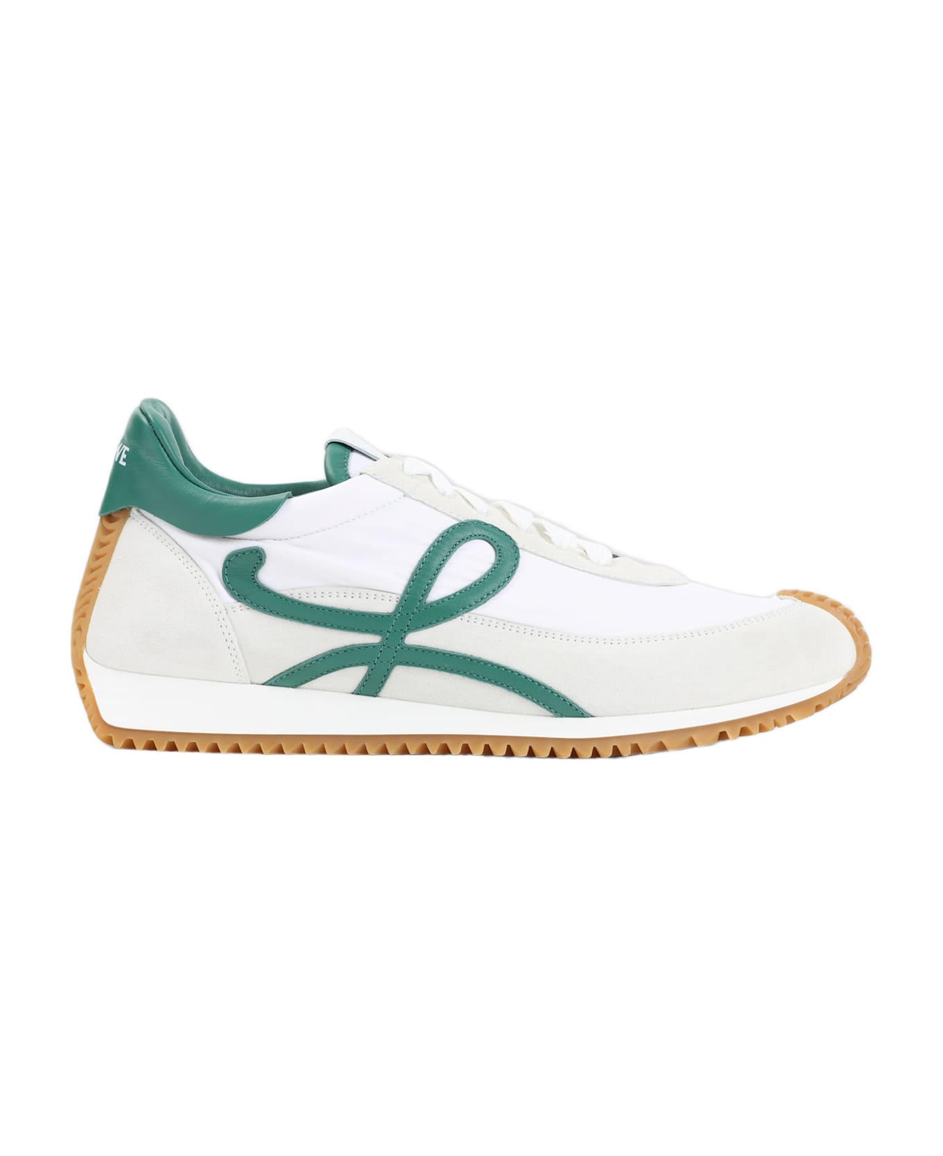 Loewe Flow Runner 2.0 Sneakers - White Dark Green