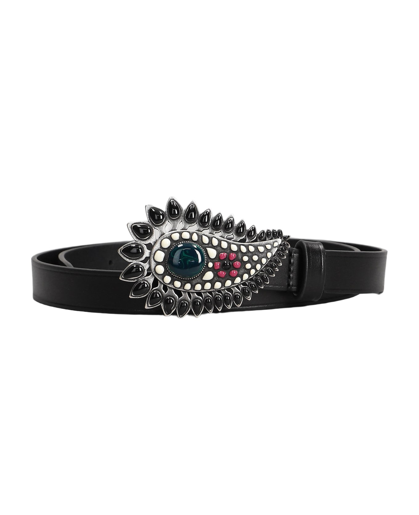 Isabel Marant Alayne Belts In Black Leather - black