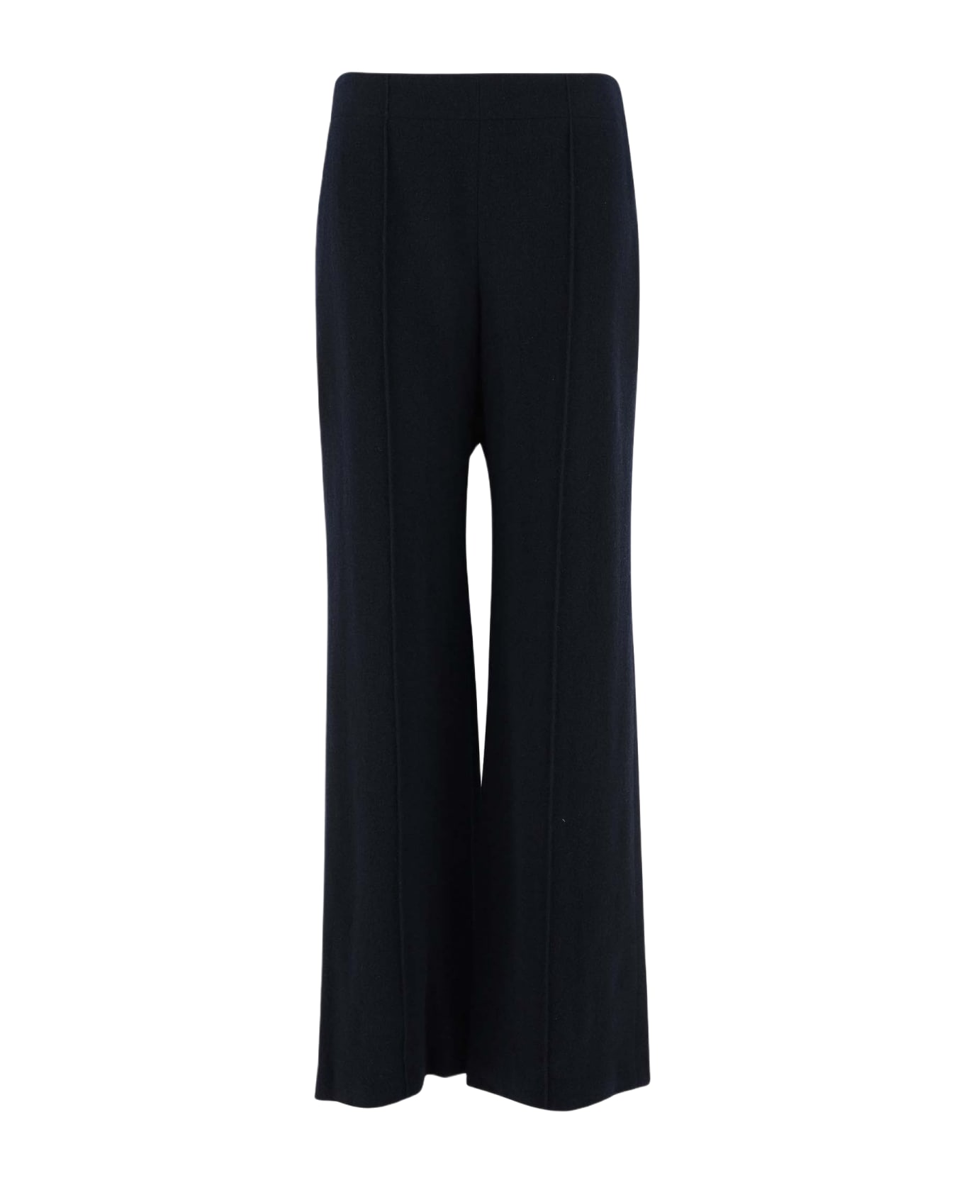 Chloé Wool And Cashmere Blend Pants - Blue