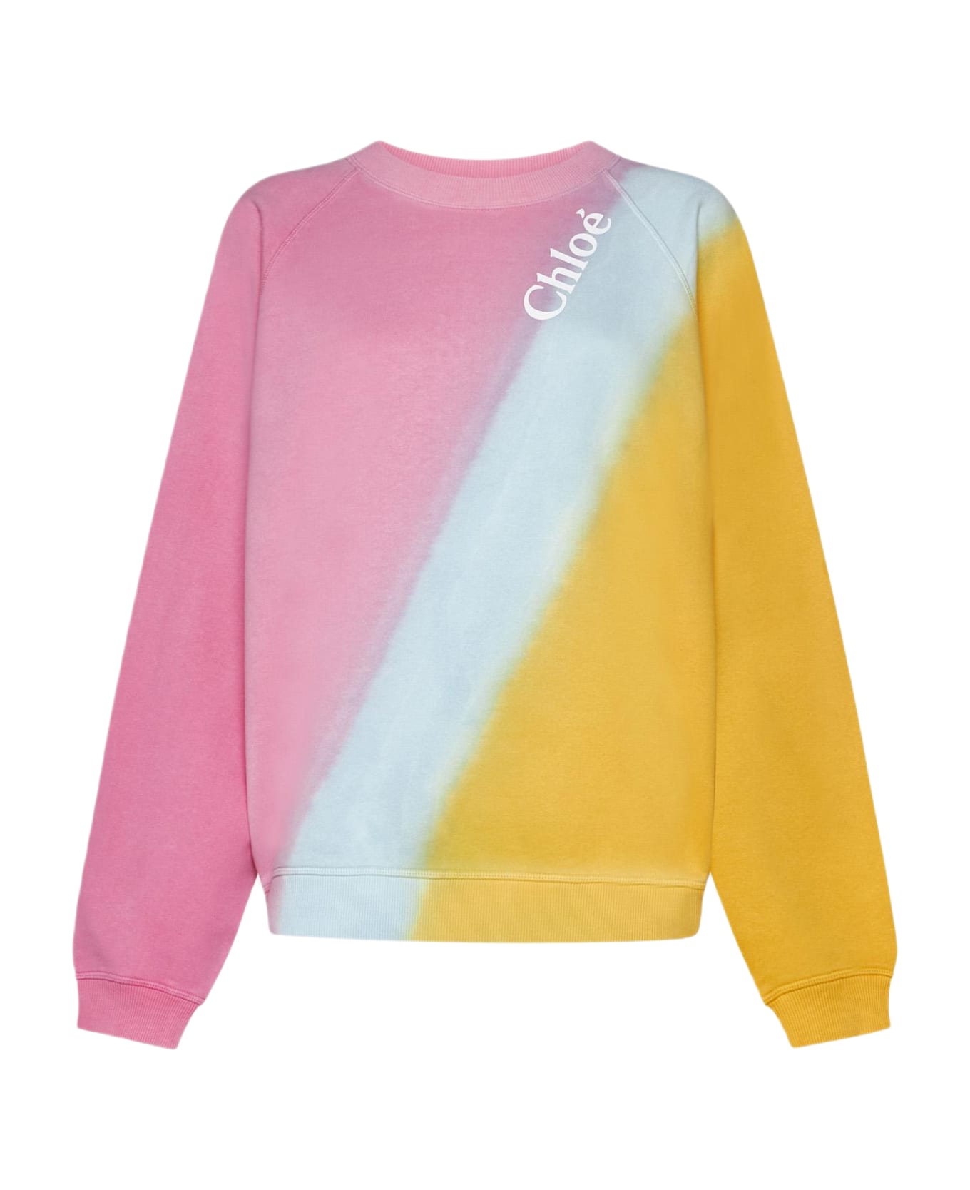 Chloé Cotton Sweatshirt - Multicolor Pink フリース