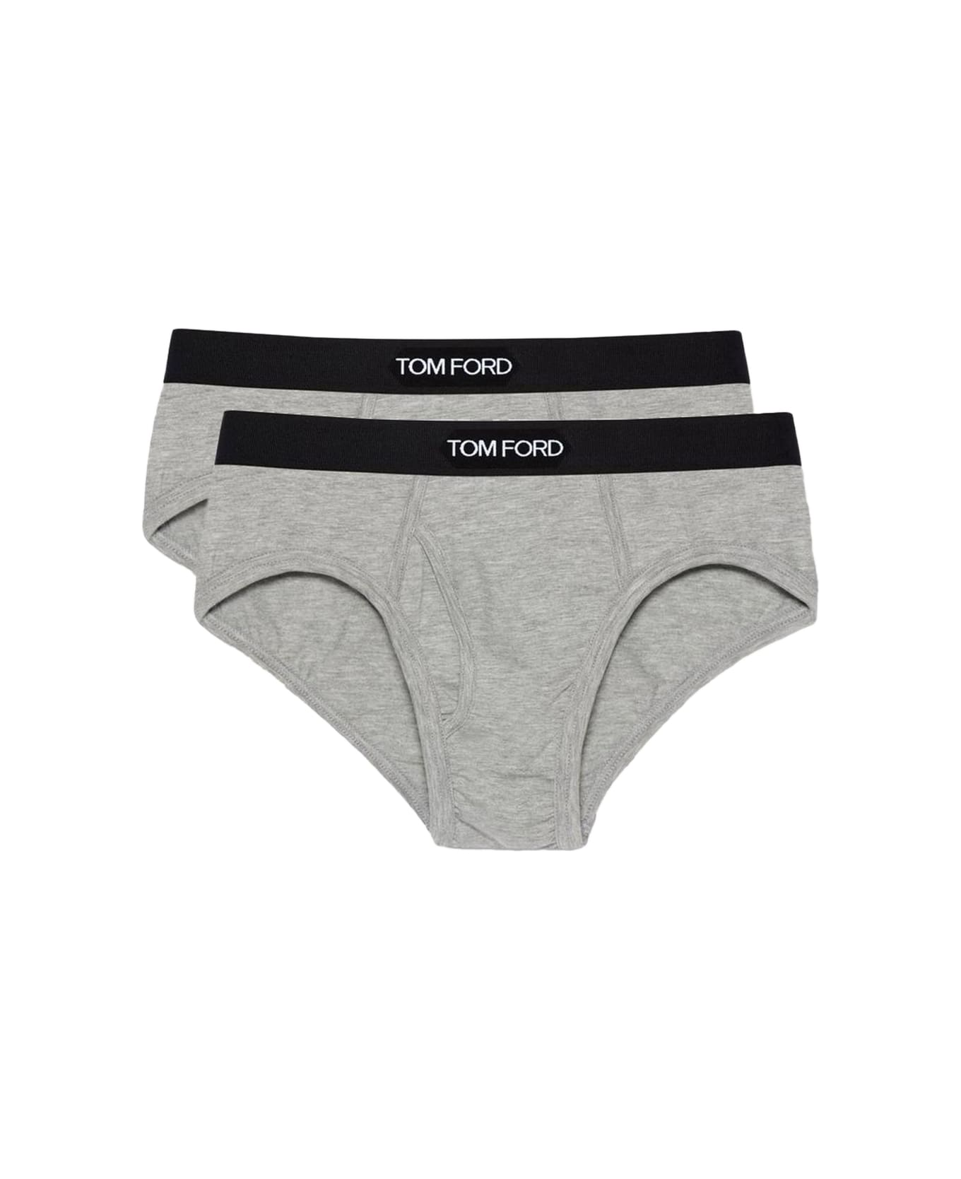 Tom Ford Grey Cotton Slip - Grey