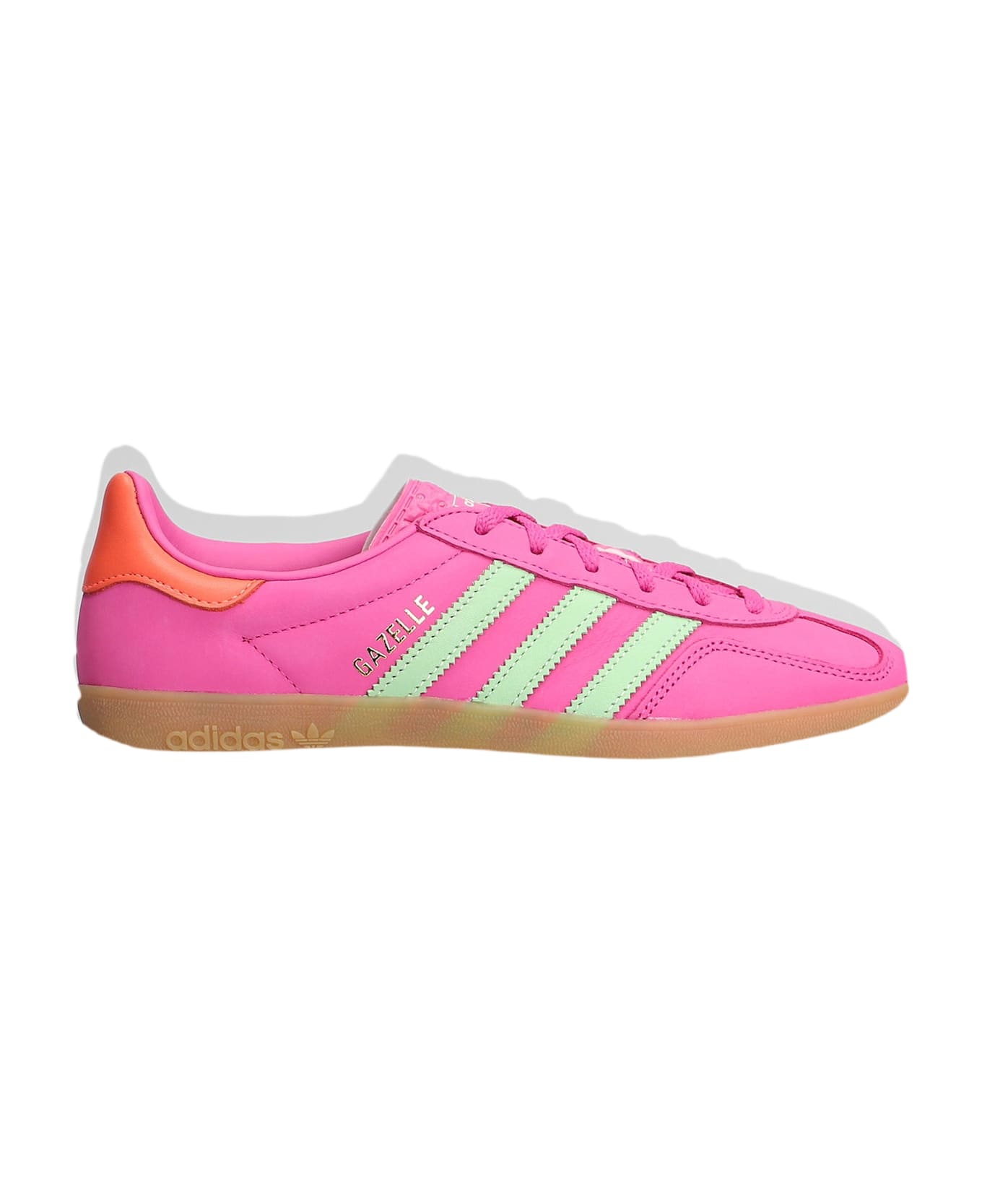 Adidas Gazelle Indoor Sneakers In Fuxia Leather - fuxia