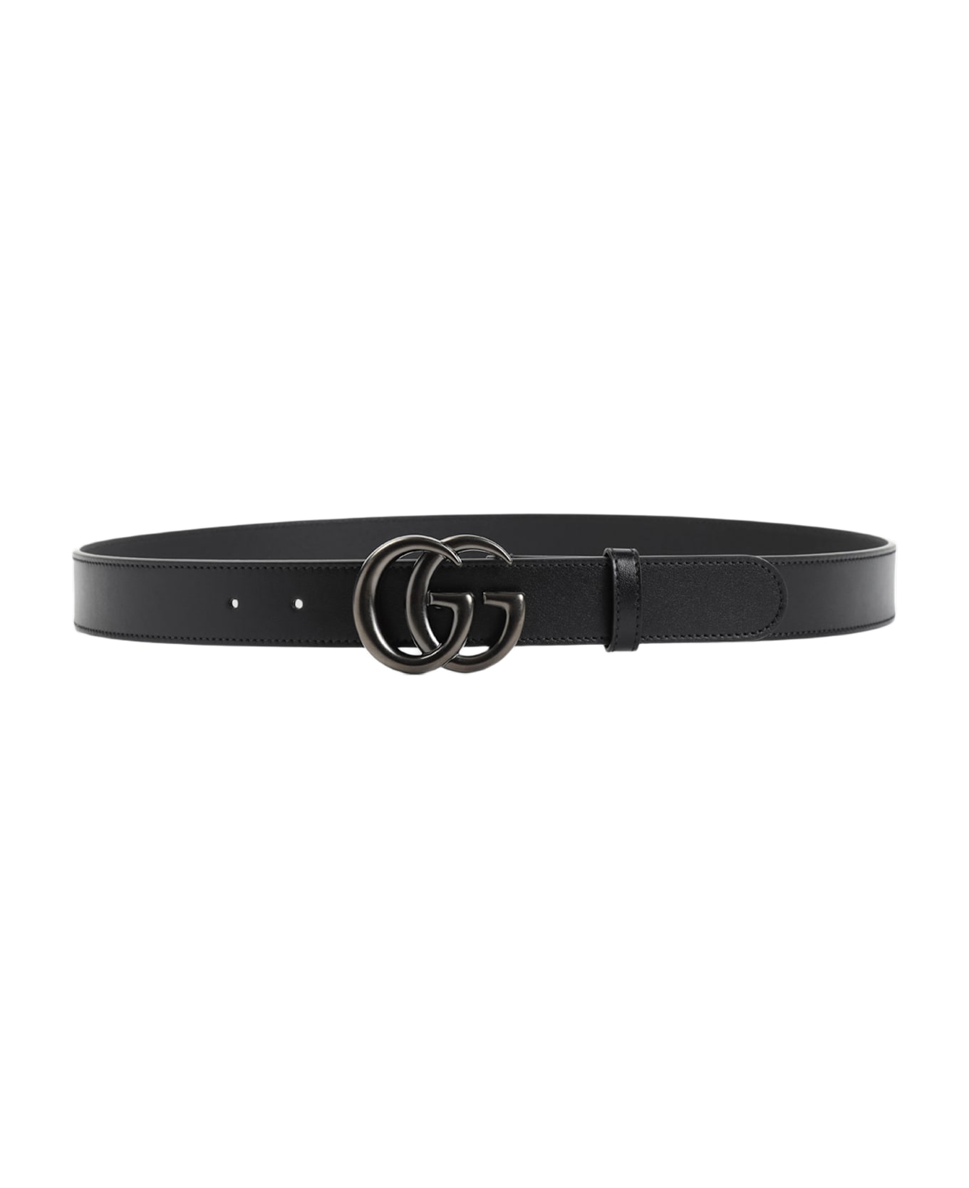 Gucci Logo Plaque Belt - Nero