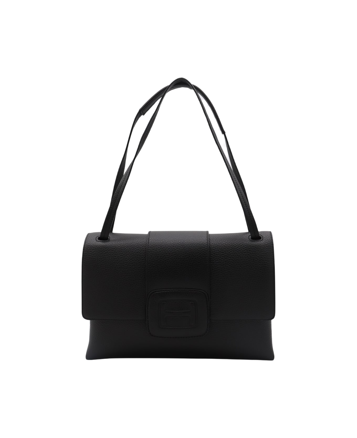ショルダーバッグ・ポシェット HOGAN Woman Shoulder bag Black KBW01M013006LT B999 Hogan Black Leather Shoulder Bag | italist