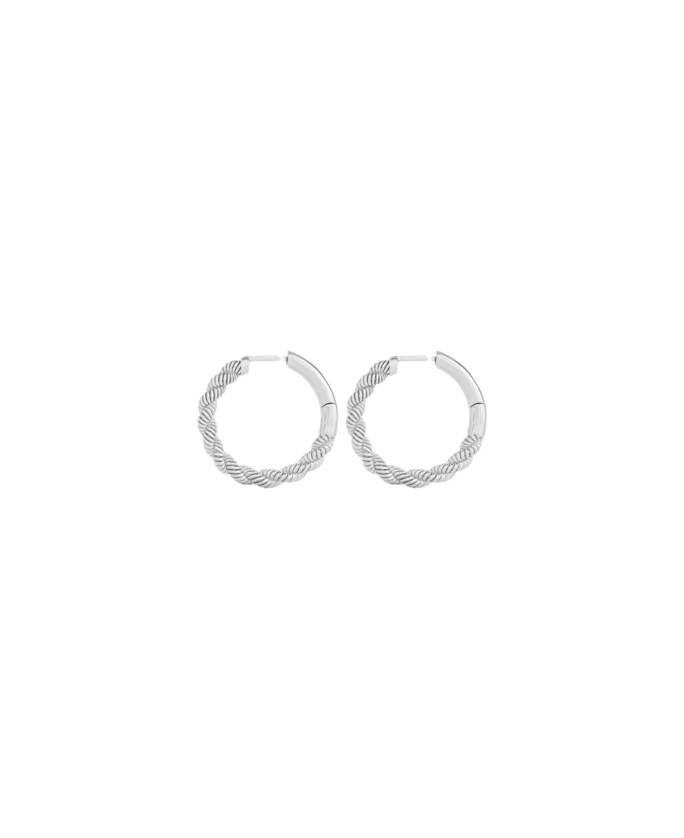 Federica Tosi Earring Round Grace Silver - Silver イヤリング
