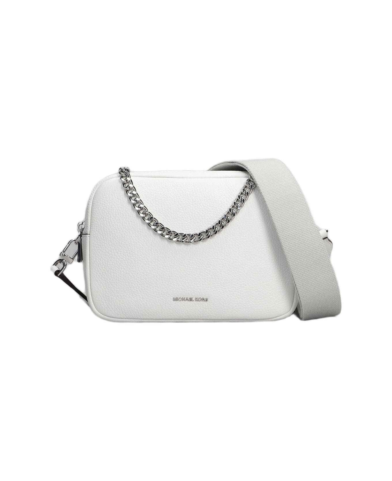 Michael Kors Logo Shoulder Bag - white