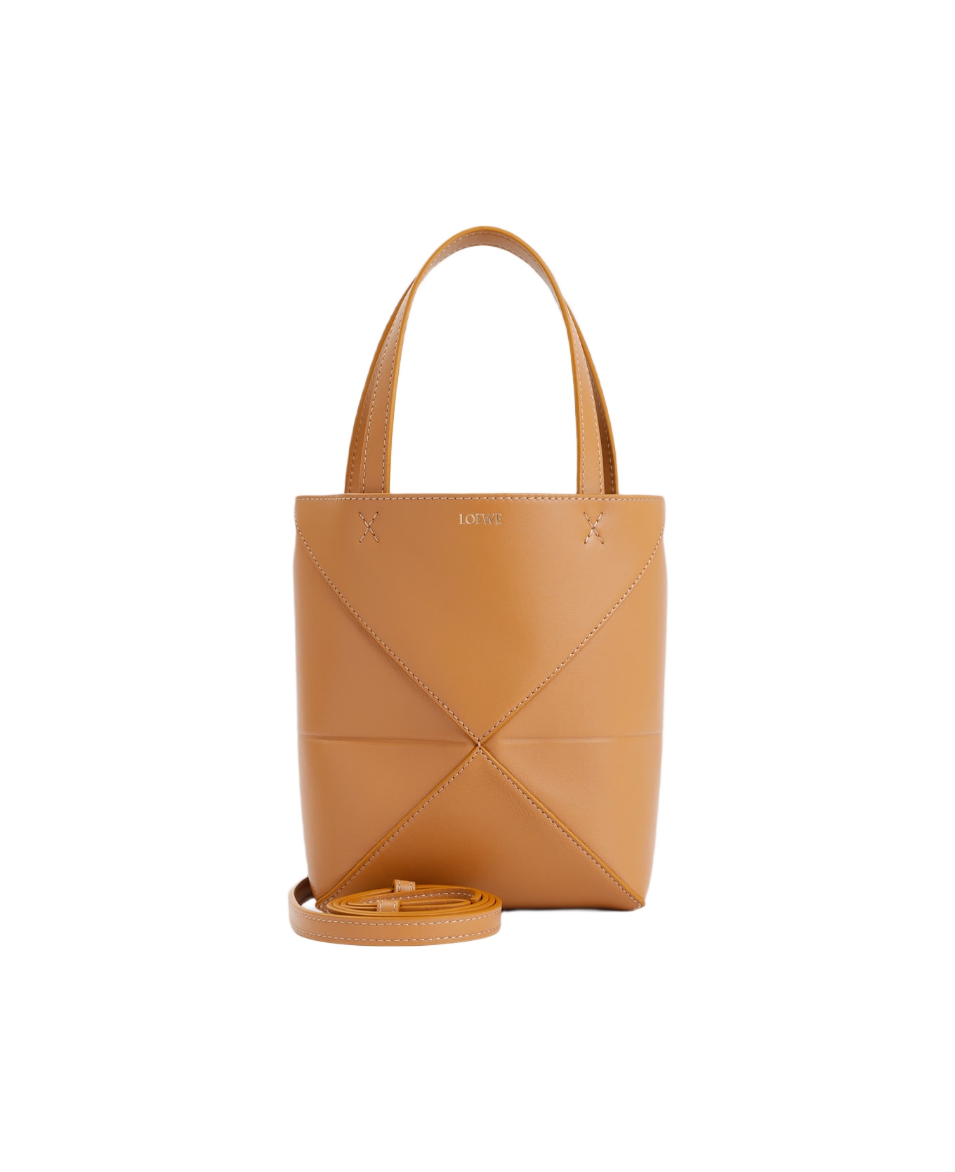 Loewe Puzzle Fold Tote Mini - Warm Desert