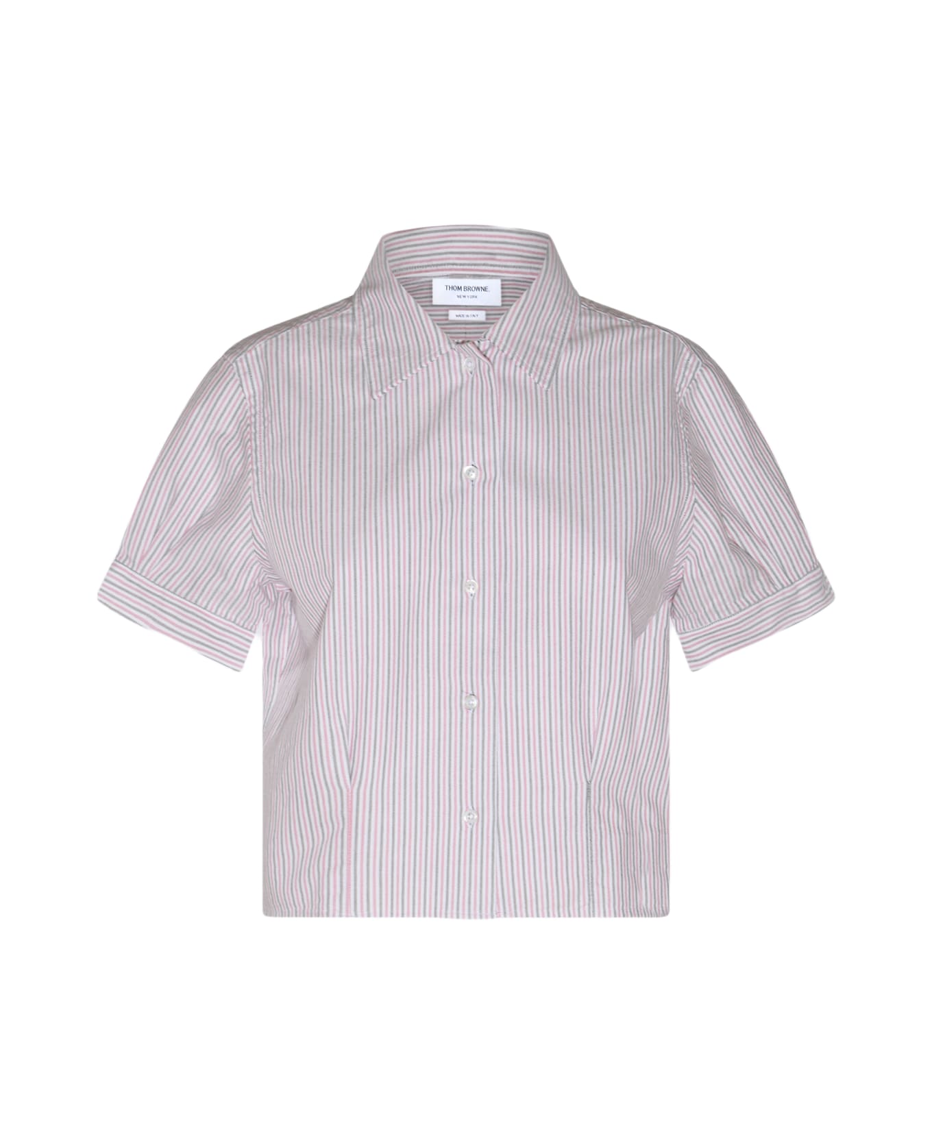 Thom Browne Multicolour Cotton Shirt - Red