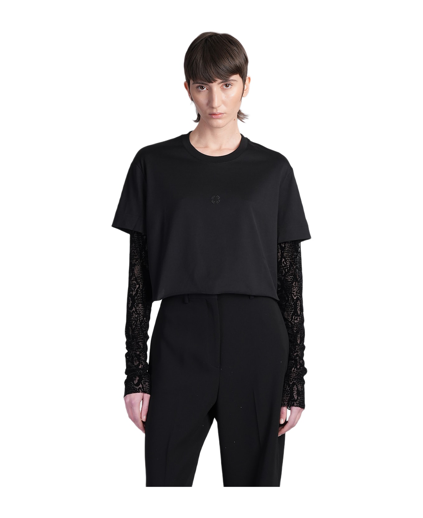 Givenchy T-shirt In Black Cotton - black