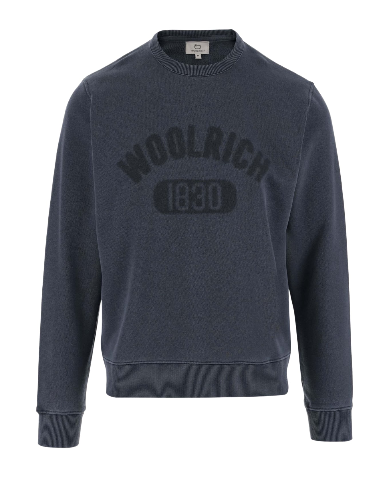 Woolrich Cotton Sweatshirt With Logo - Blue