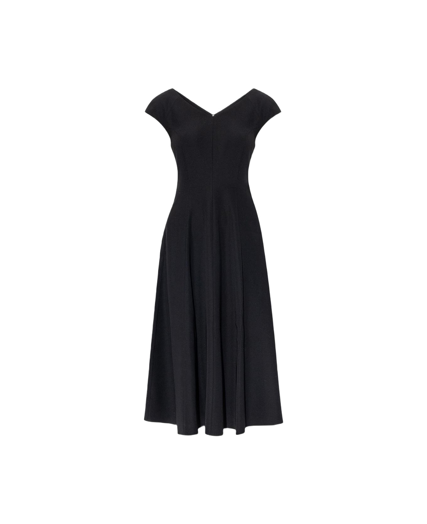 Emporio Armani Sleeveless Dress - Nero ワンピース＆ドレス