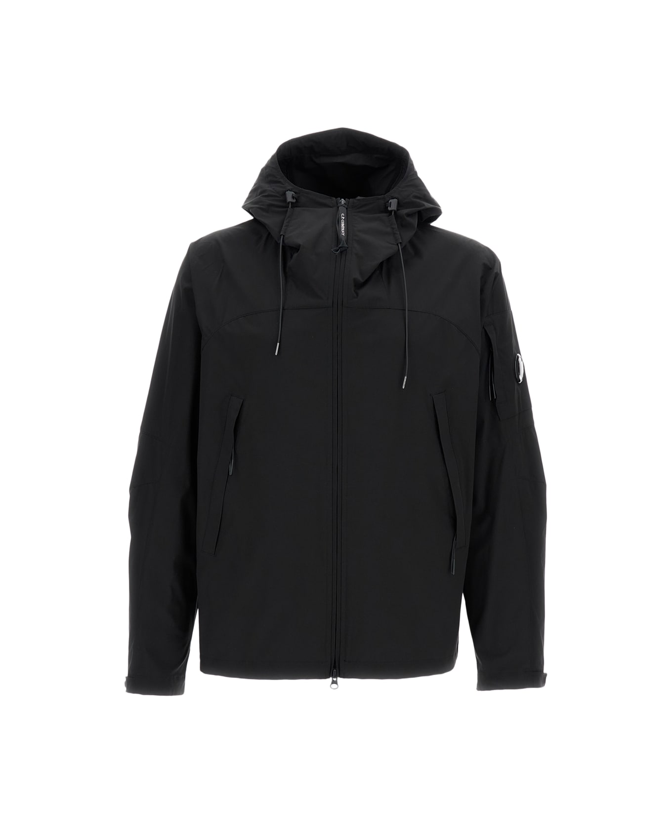C.P. Company Pro-tek Hooded Lens Jacket - Black