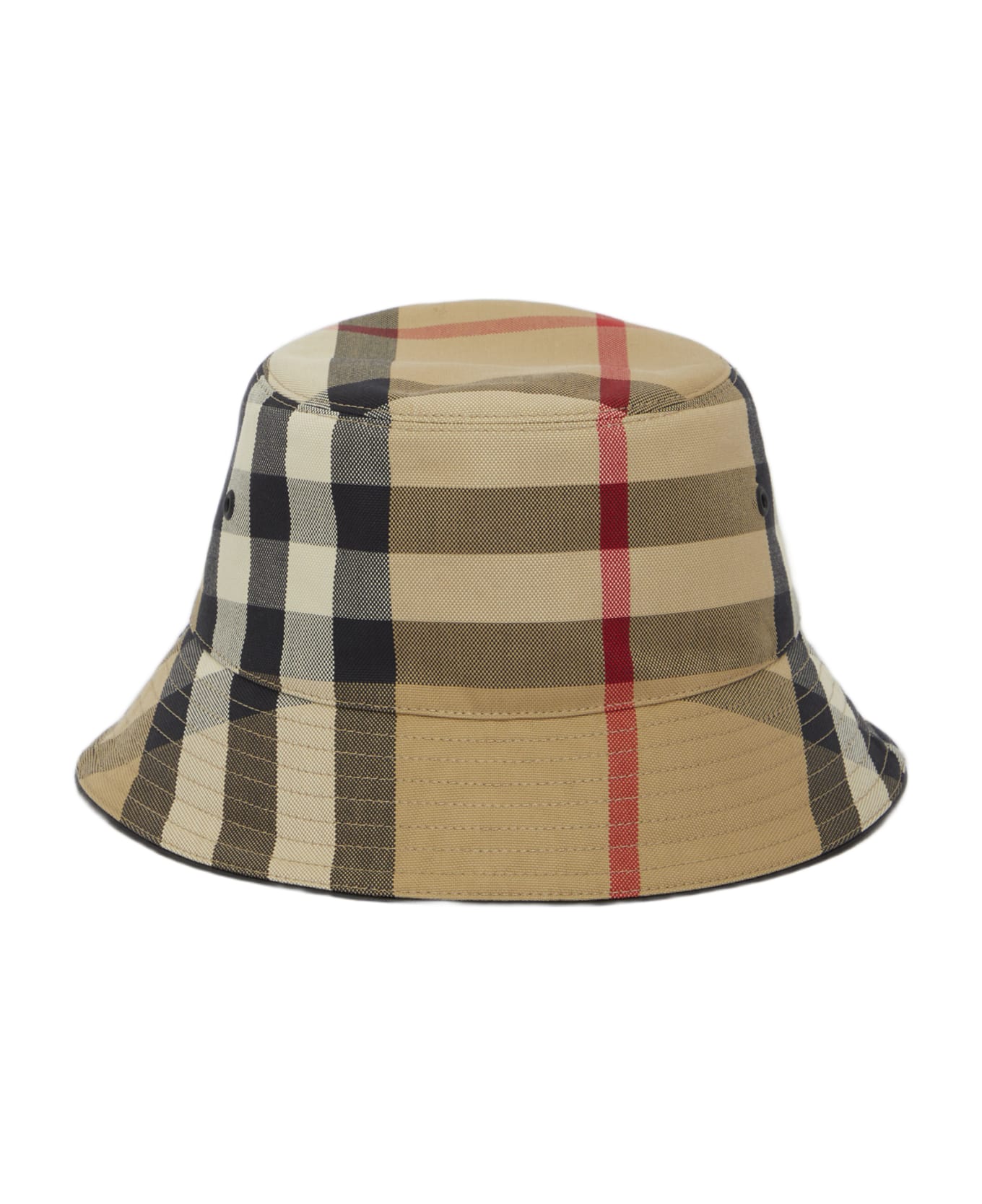 Burberry Exaggerated Check Bucket Hat - BEIGE 帽子
