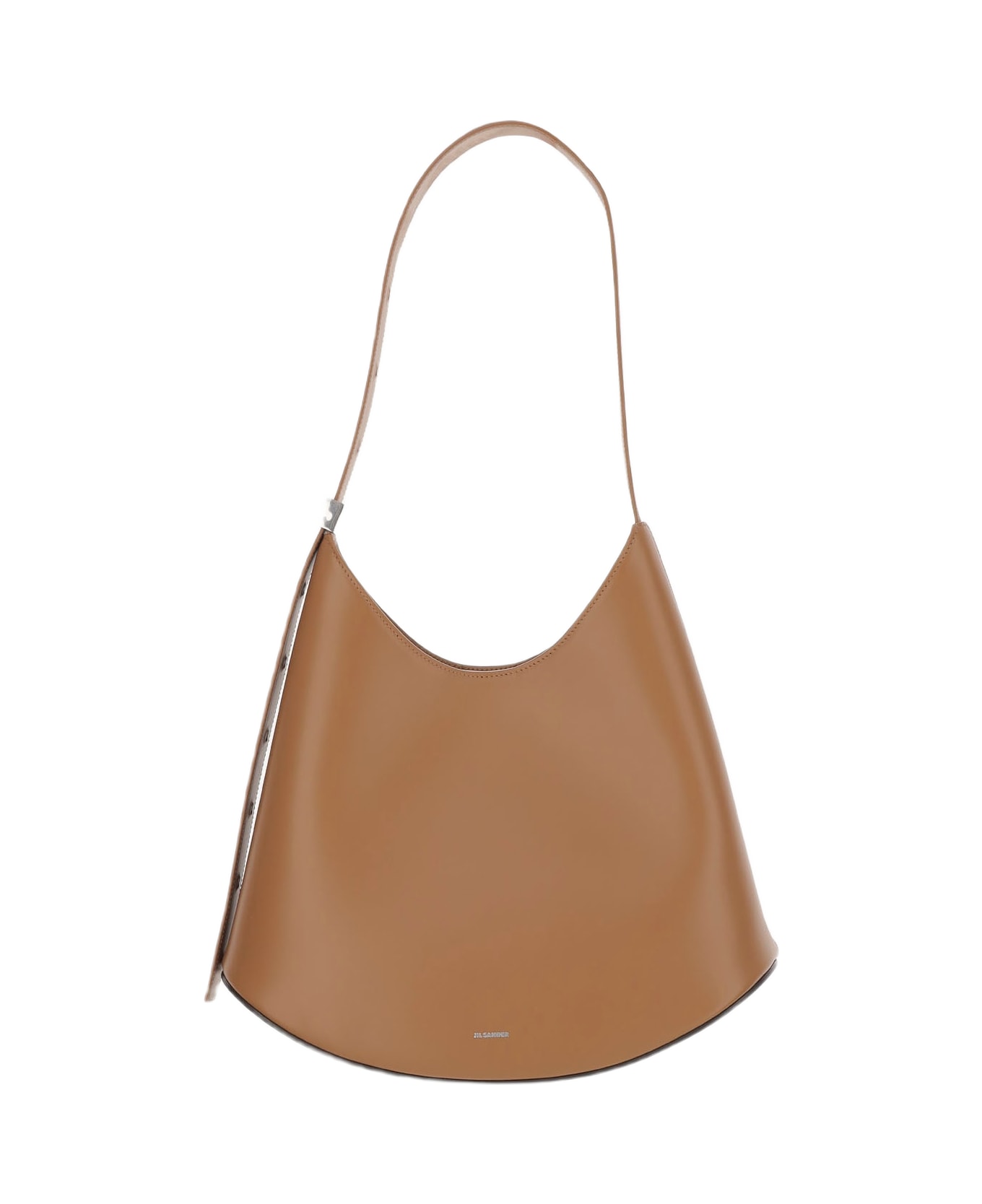 Jil Sander Eldorado Medium Leather Shoulder Bag - Brown