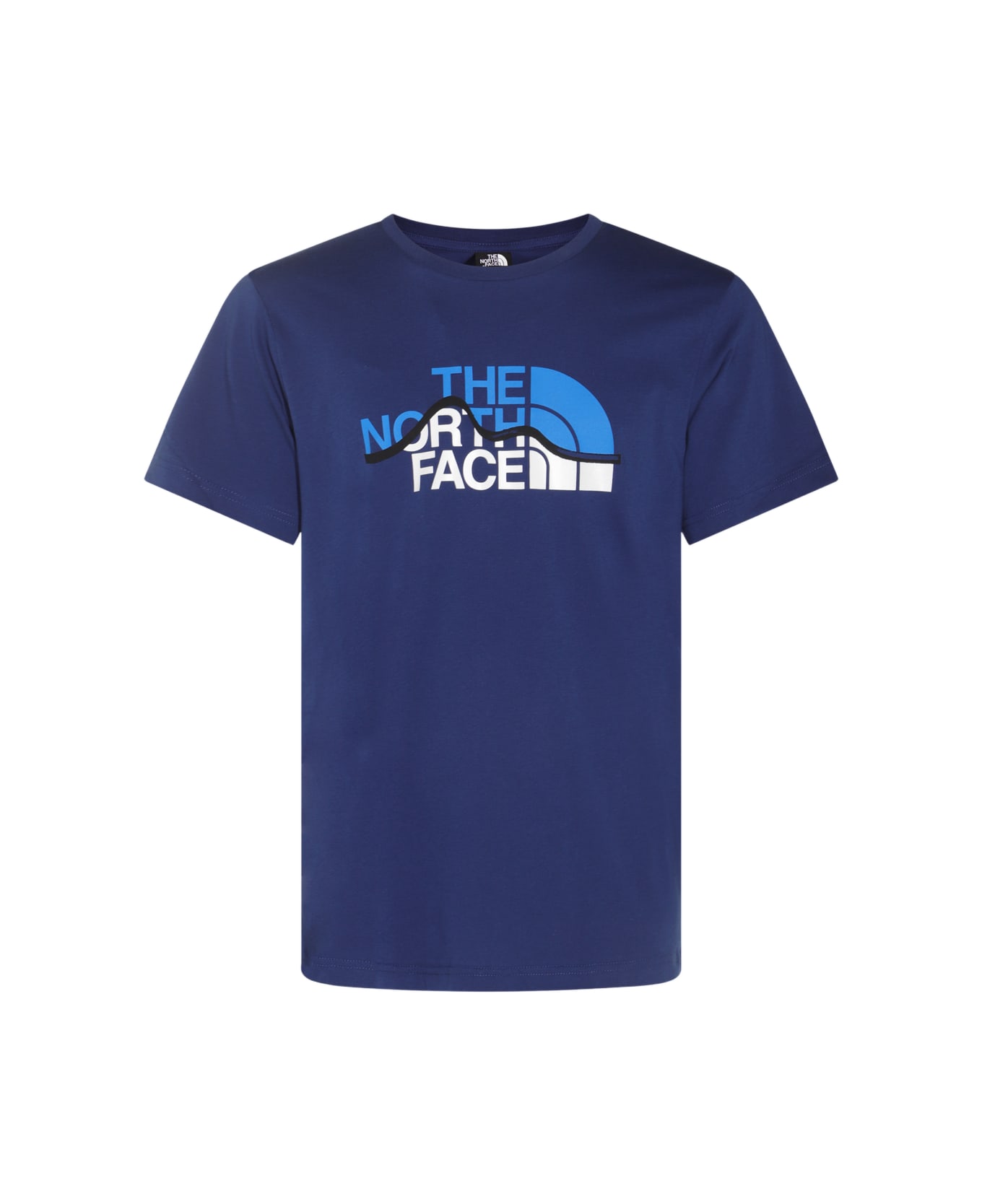 The North Face Blue Cotton T-shirt - Blue