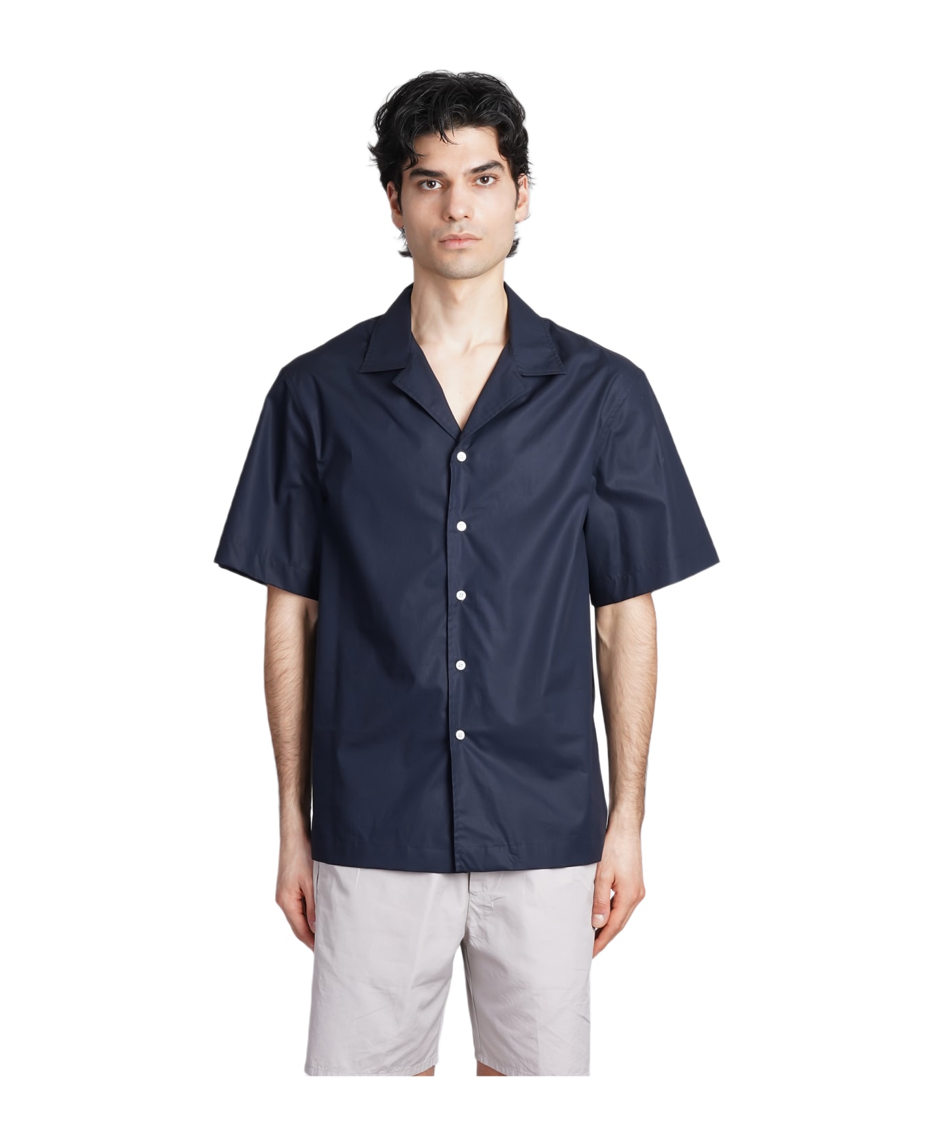 Mauro Grifoni Shirt In Blue Cotton - blue