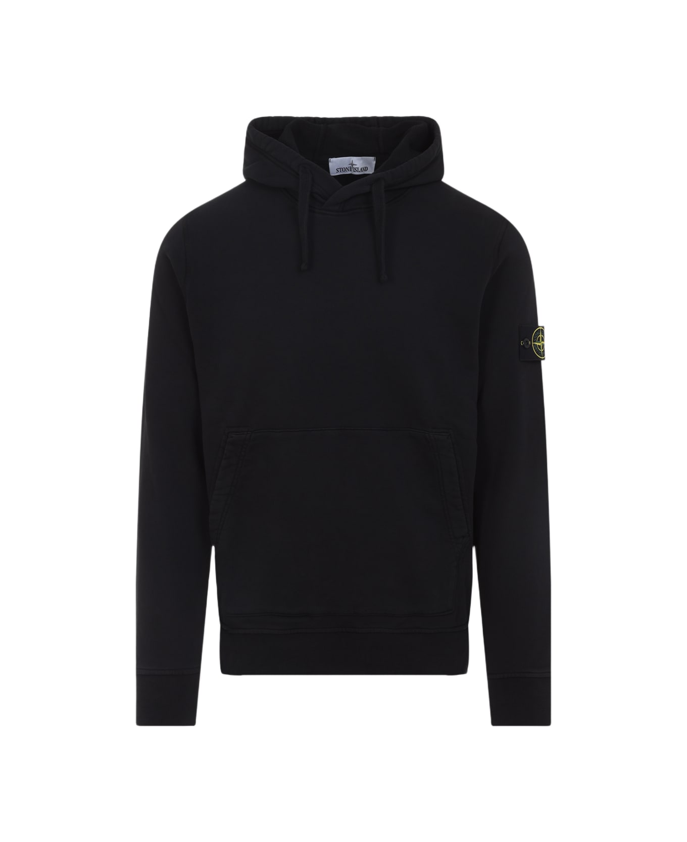 Stone Island Hoodie Sweater - Black