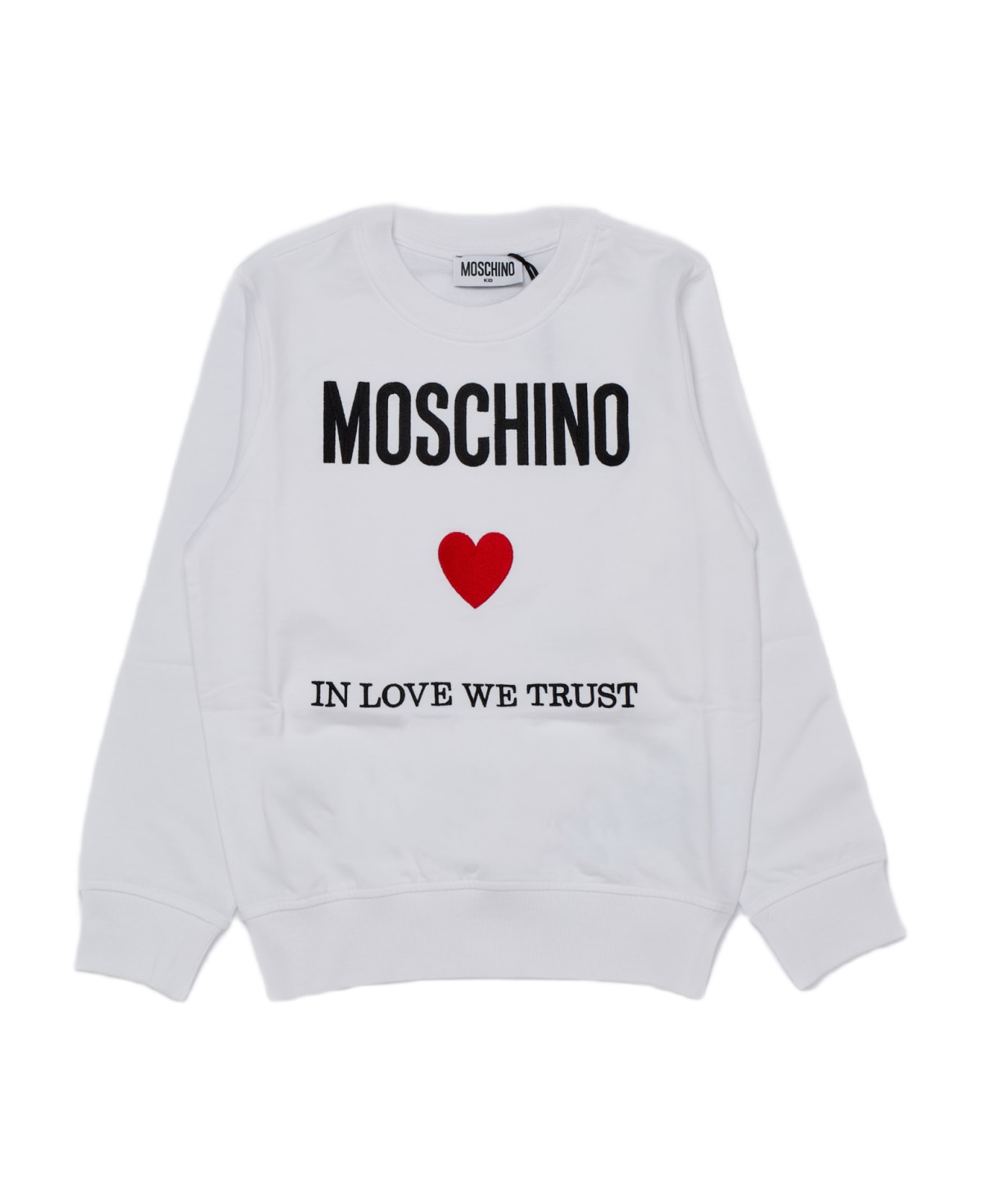 Moschino Knitwear Coat - BIANCO OTTICO