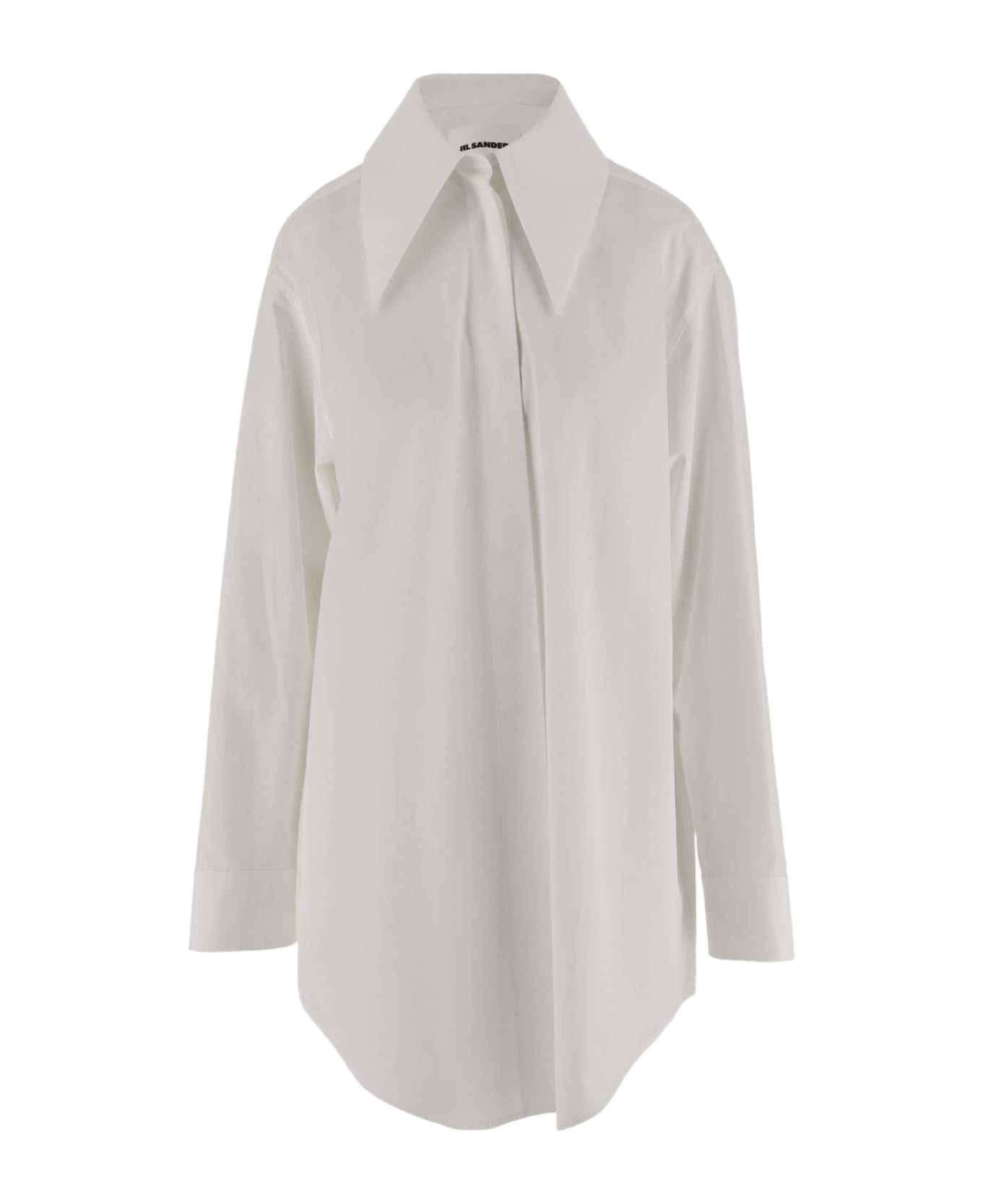 Jil Sander Cotton Poplin Shirt - White シャツ