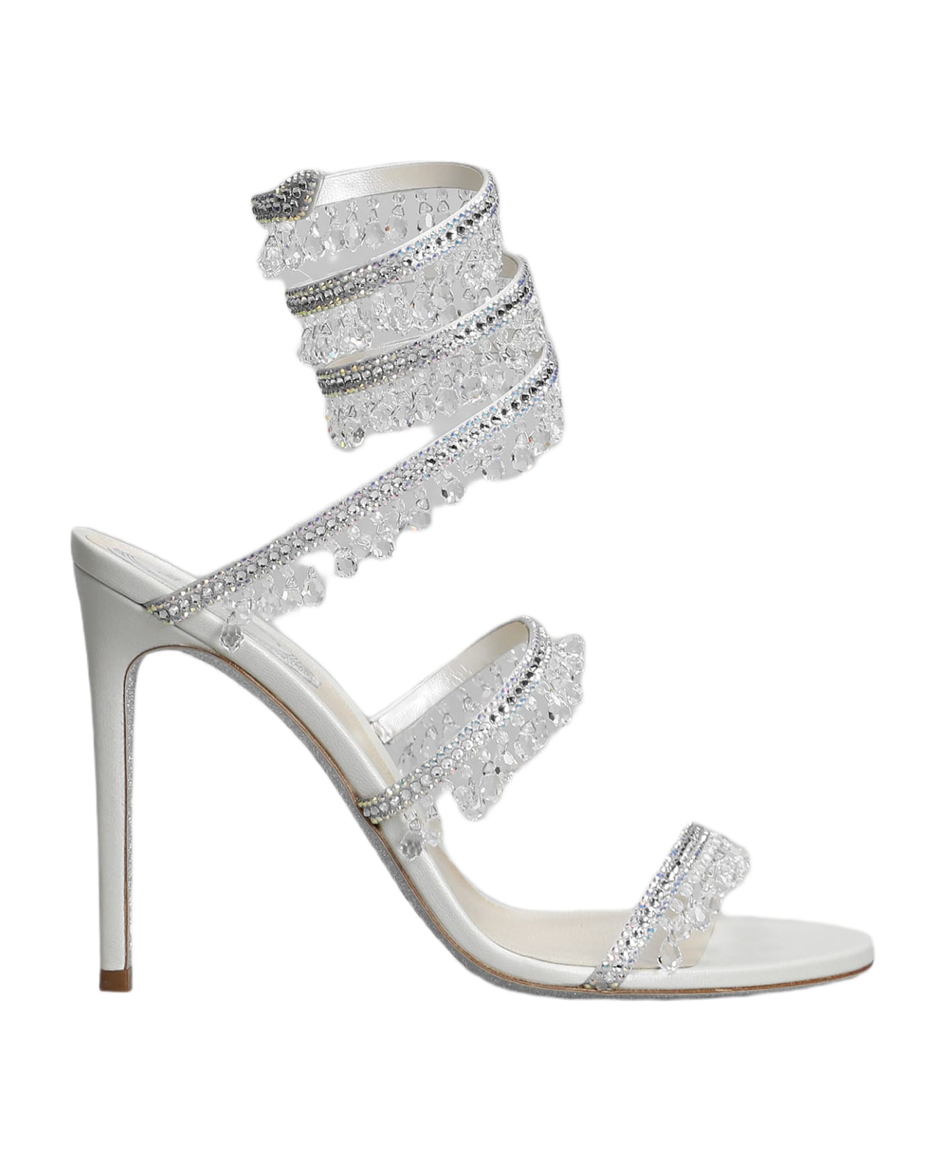 René Caovilla Chandelier Gioiello Pump Sandals - white