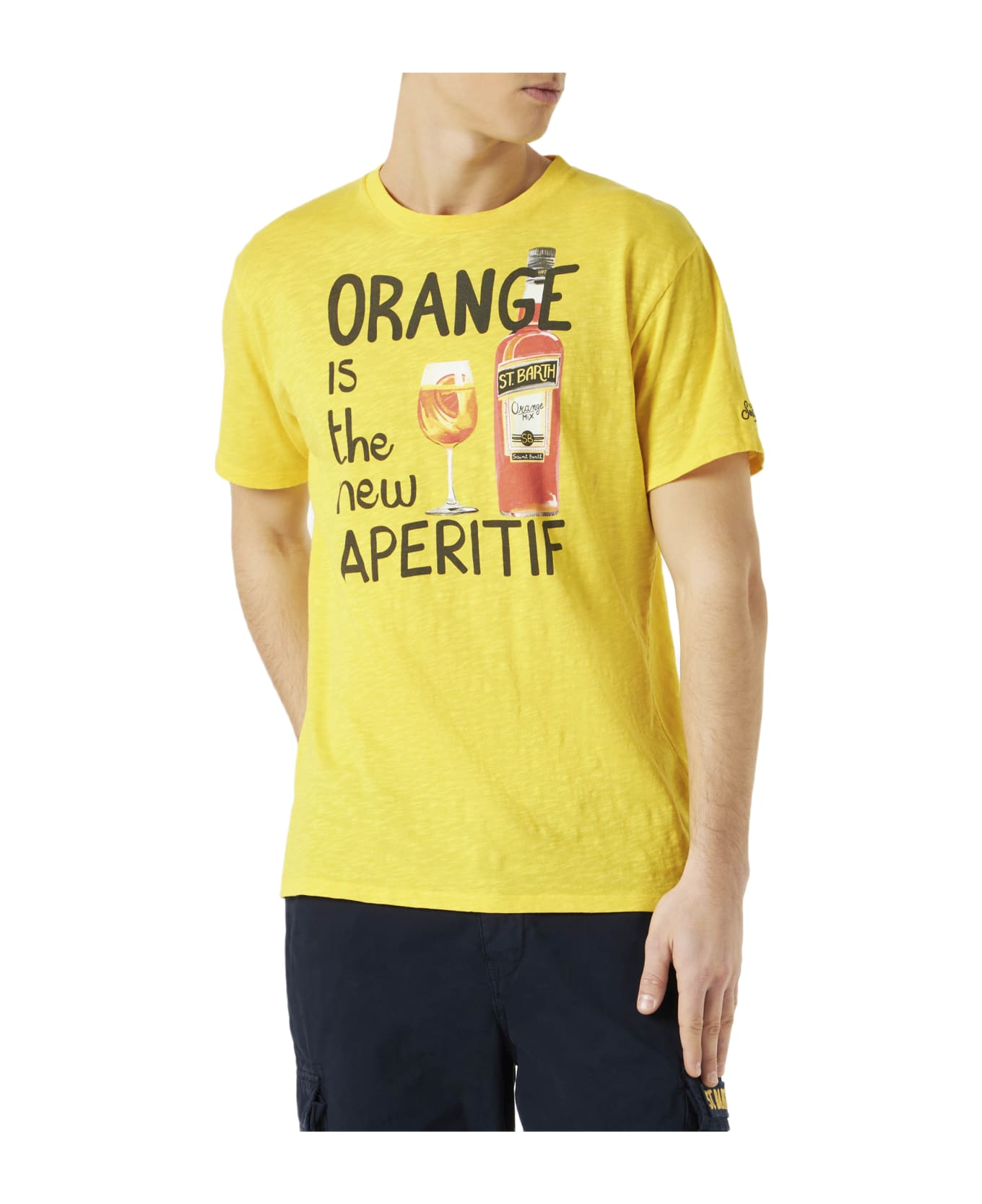 MC2 Saint Barth Aperitif Print Man T-shirt - unknown