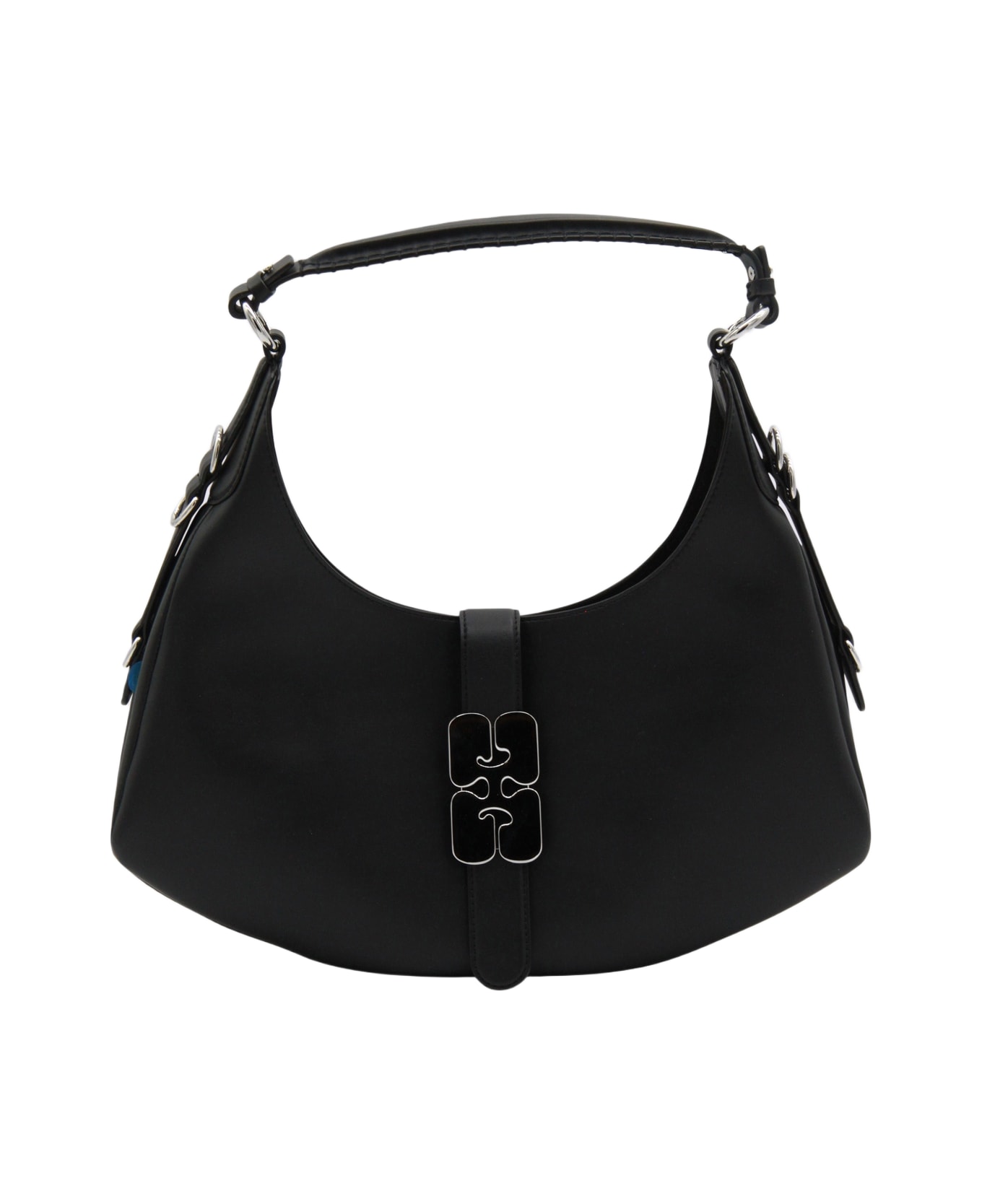 Ganni Black Shoulder Bag - Black