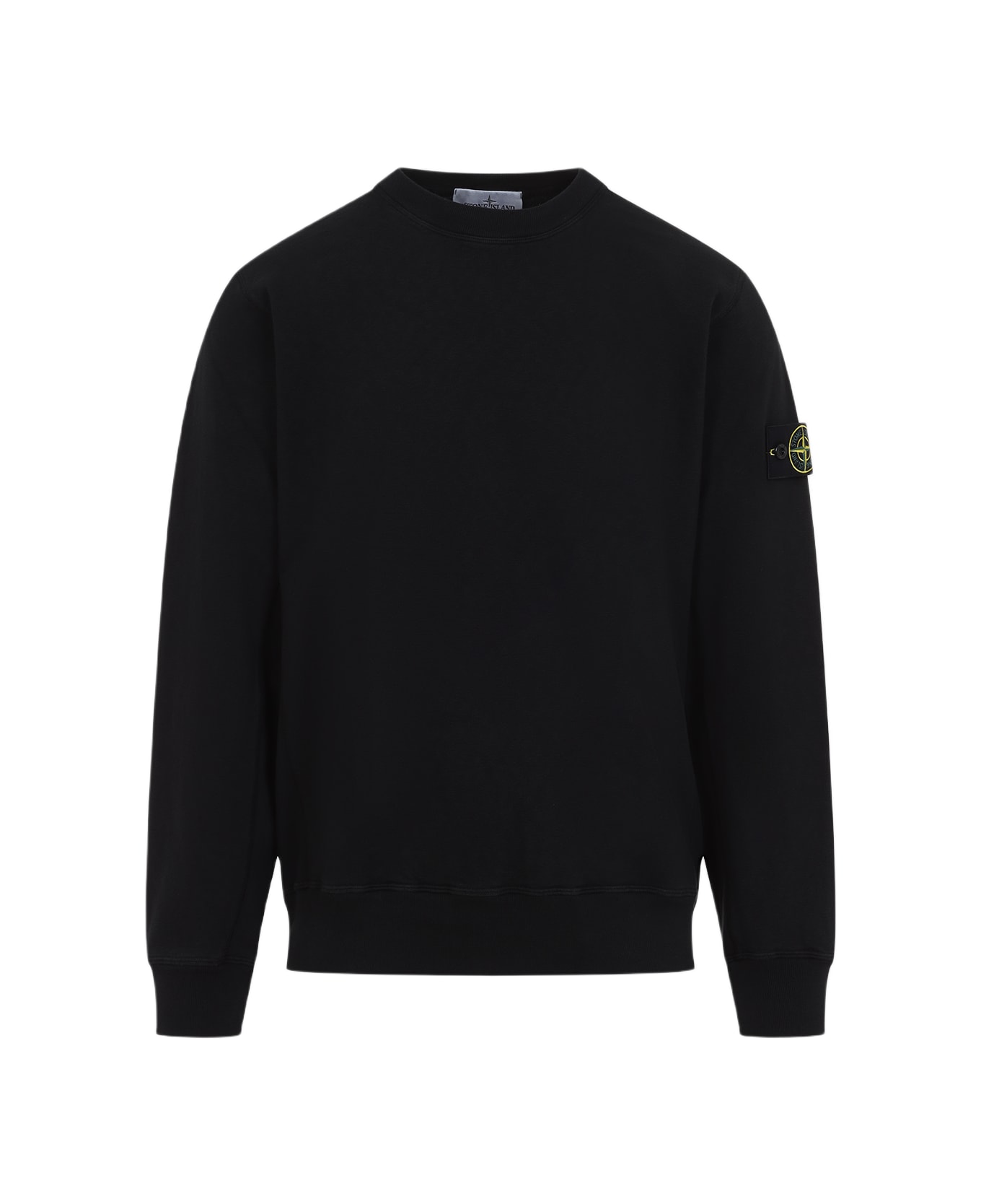 Stone Island Malfilé Sweatshirt - Black
