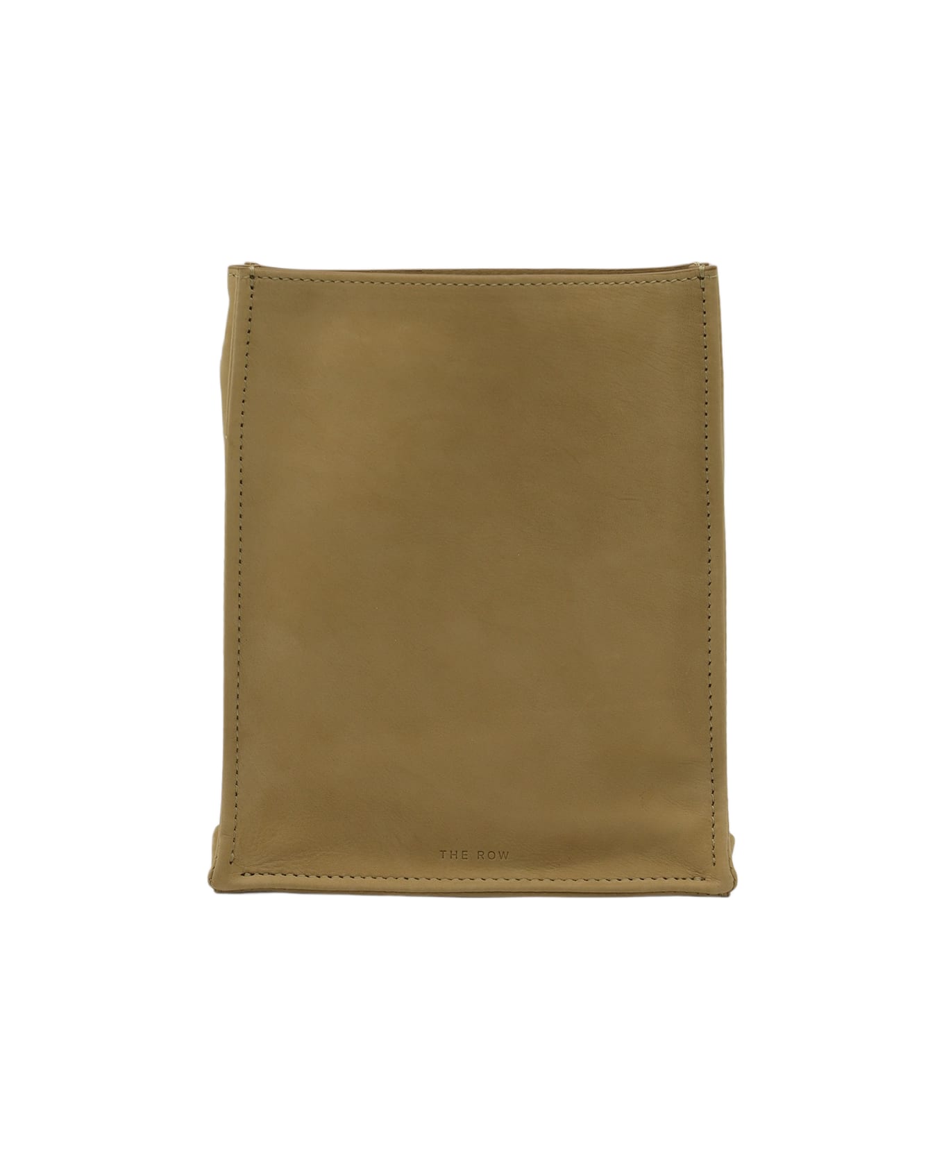 The Row Dark Yellow Leather Crossbody Bag - MUSTARD ANS