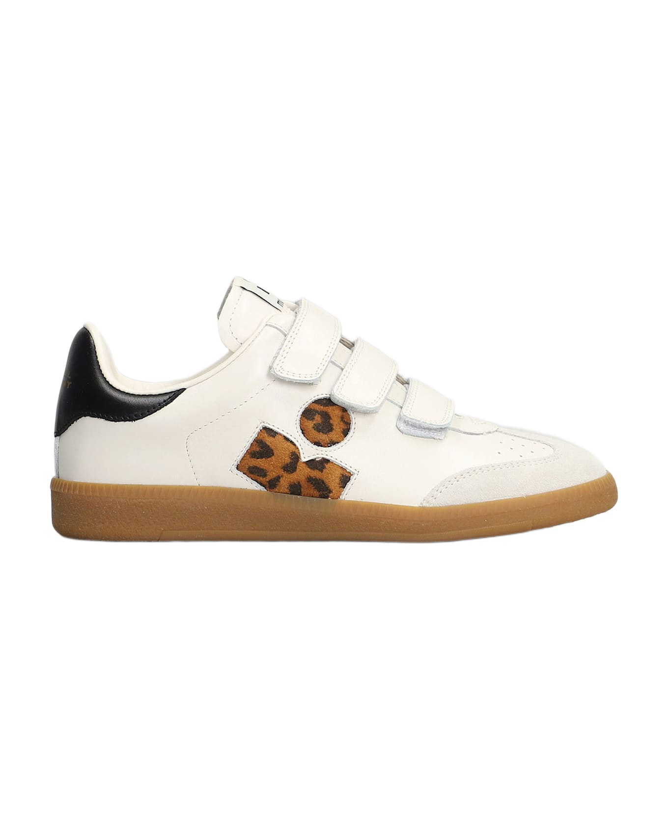 Isabel Marant Beth Sneakers In White Leather - white
