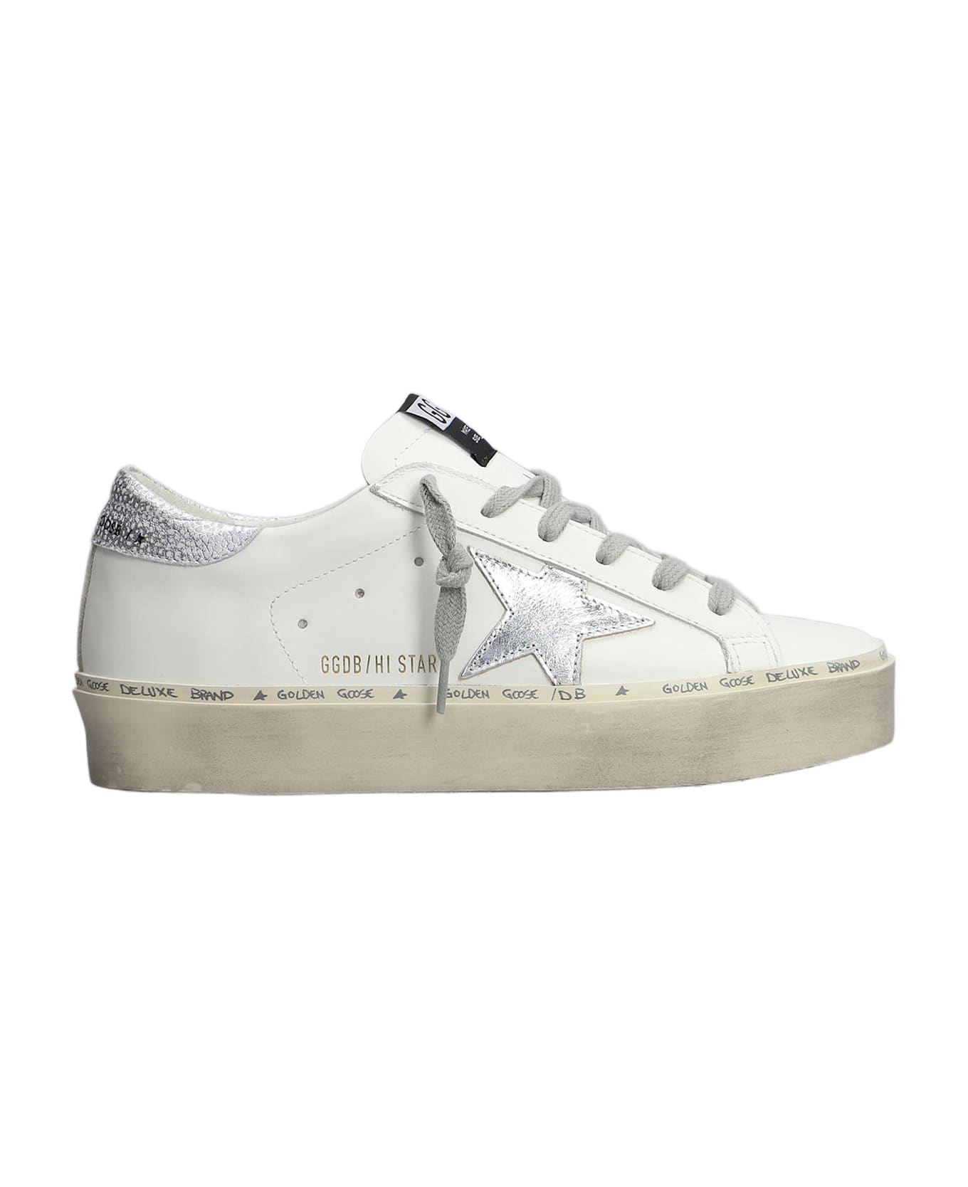 Hi Star Sneakers In White Leather
