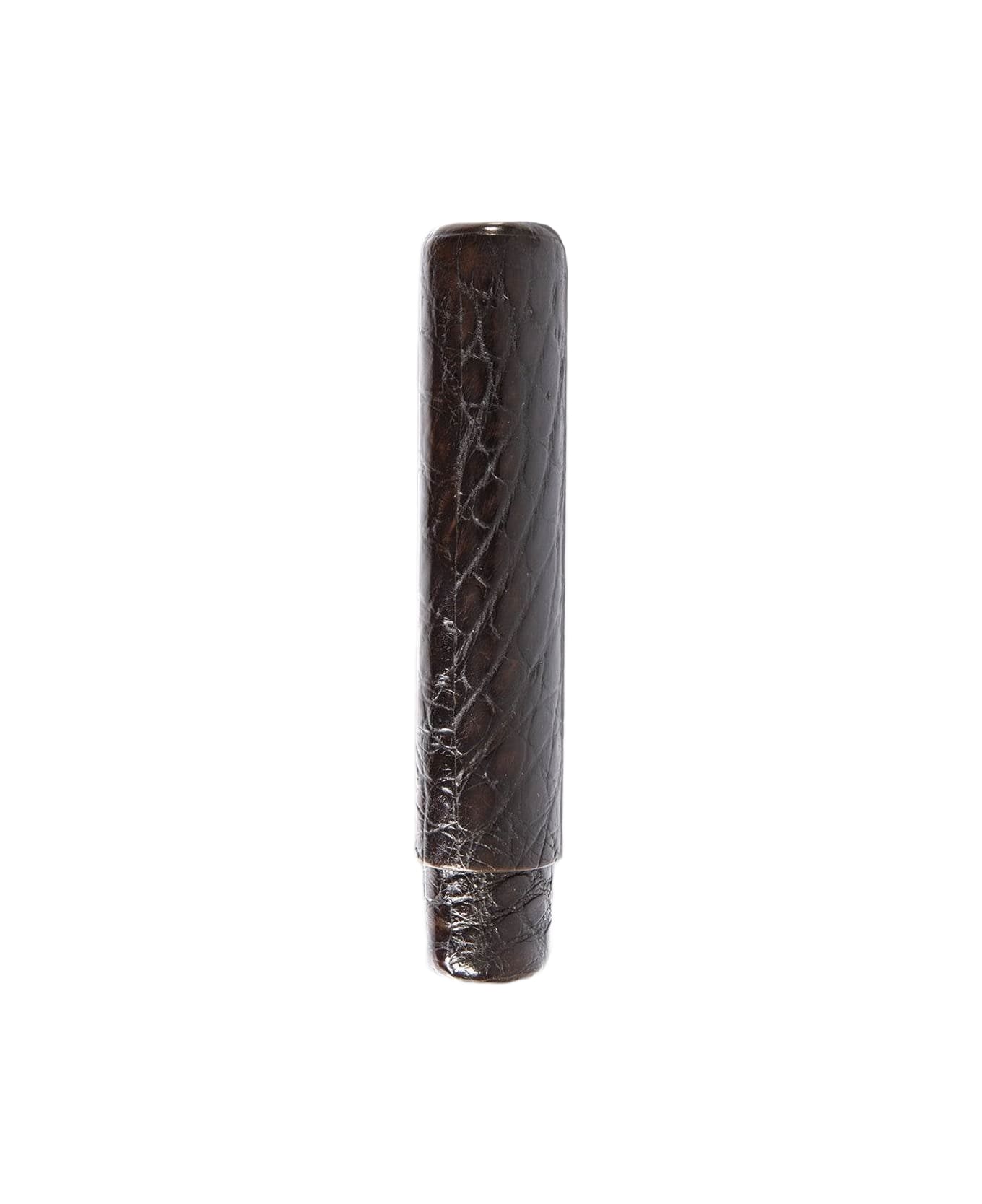 Larusmiani Cigar Holder Reyes Del Morro  - Brown