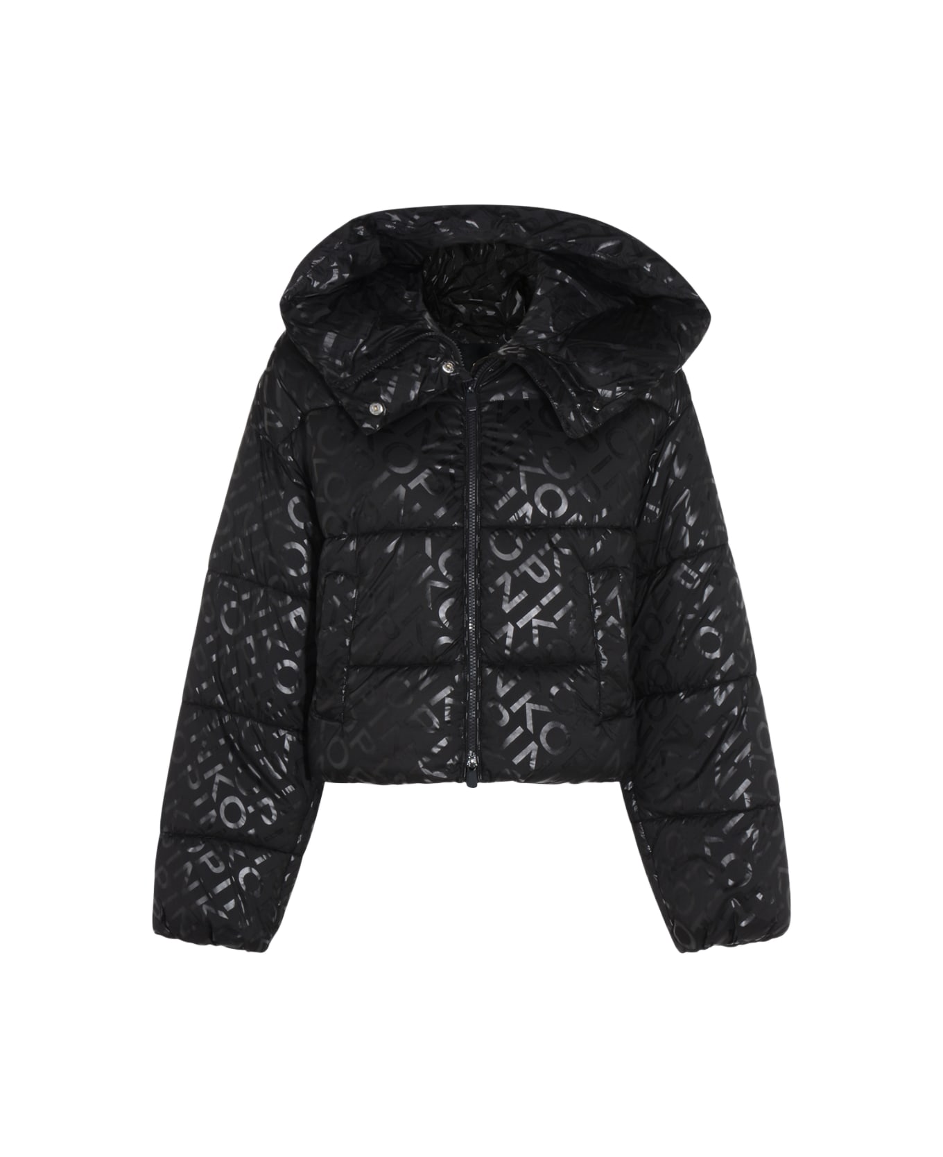 Pinko Black Down Jacket - Black