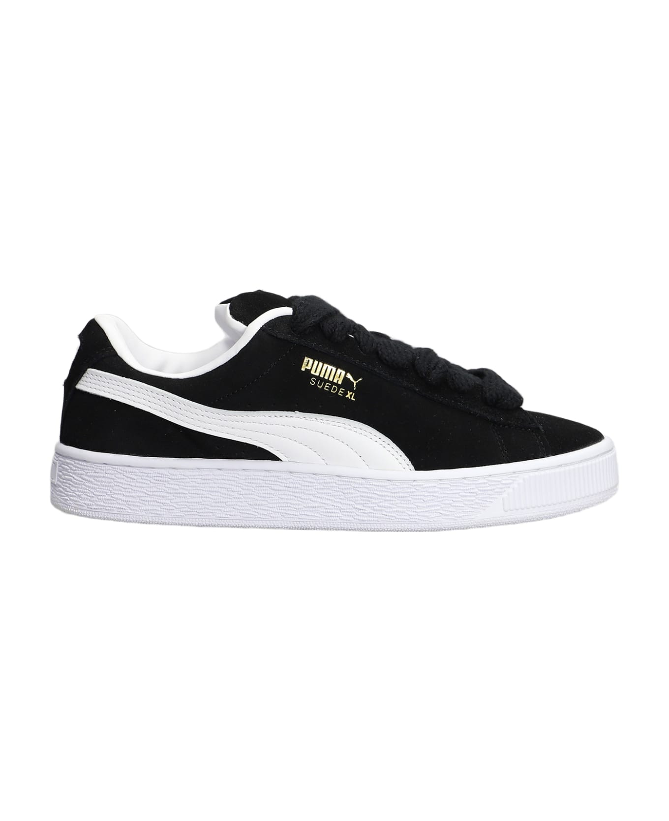 Puma Suede Xl Sneakers In Black Suede - Black