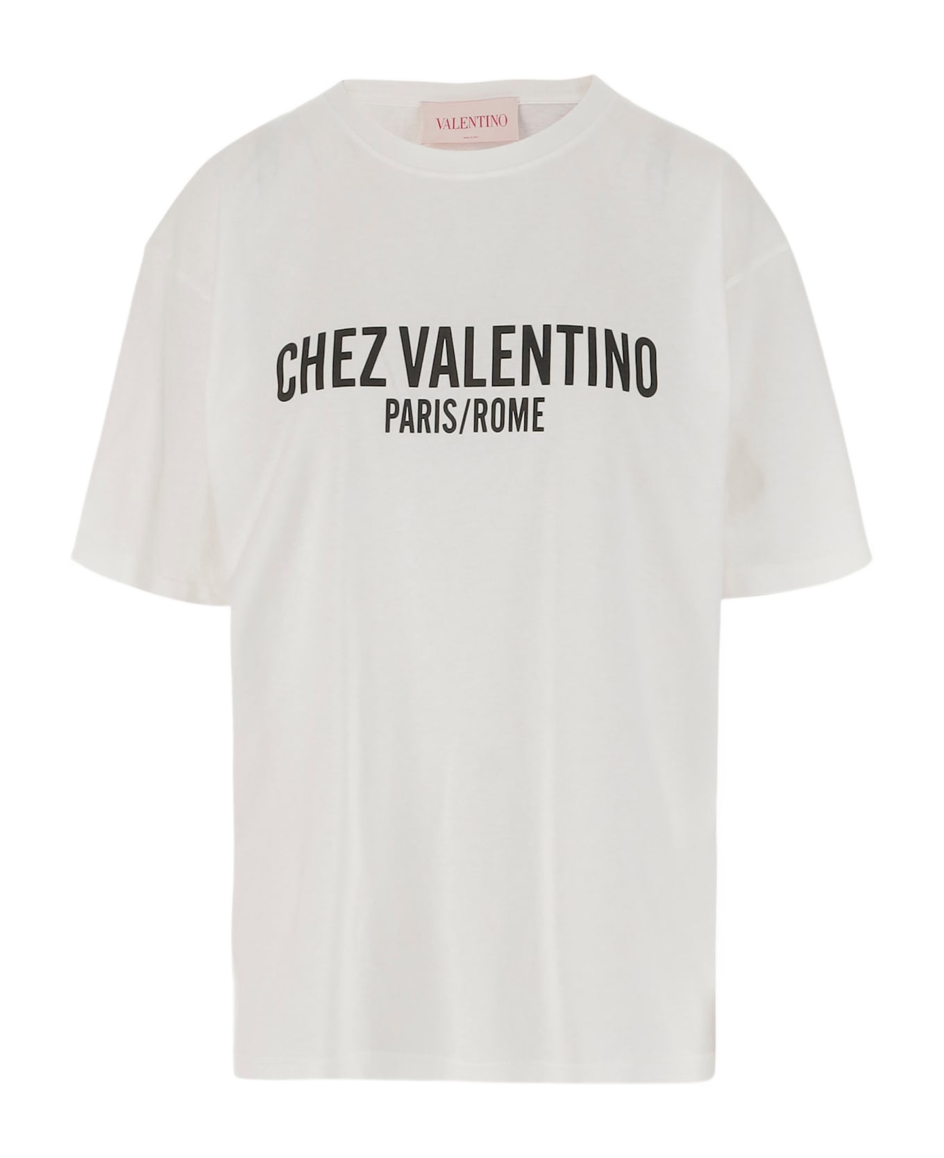 Valentino Chez Print Cotton Jersey T-shirt - White