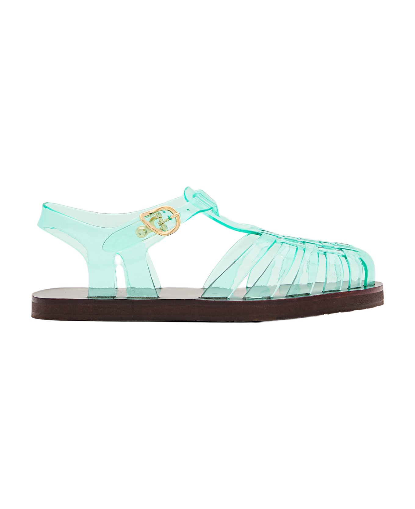 Ancient Greek Sandals Homeria Jelly - Clear Blue