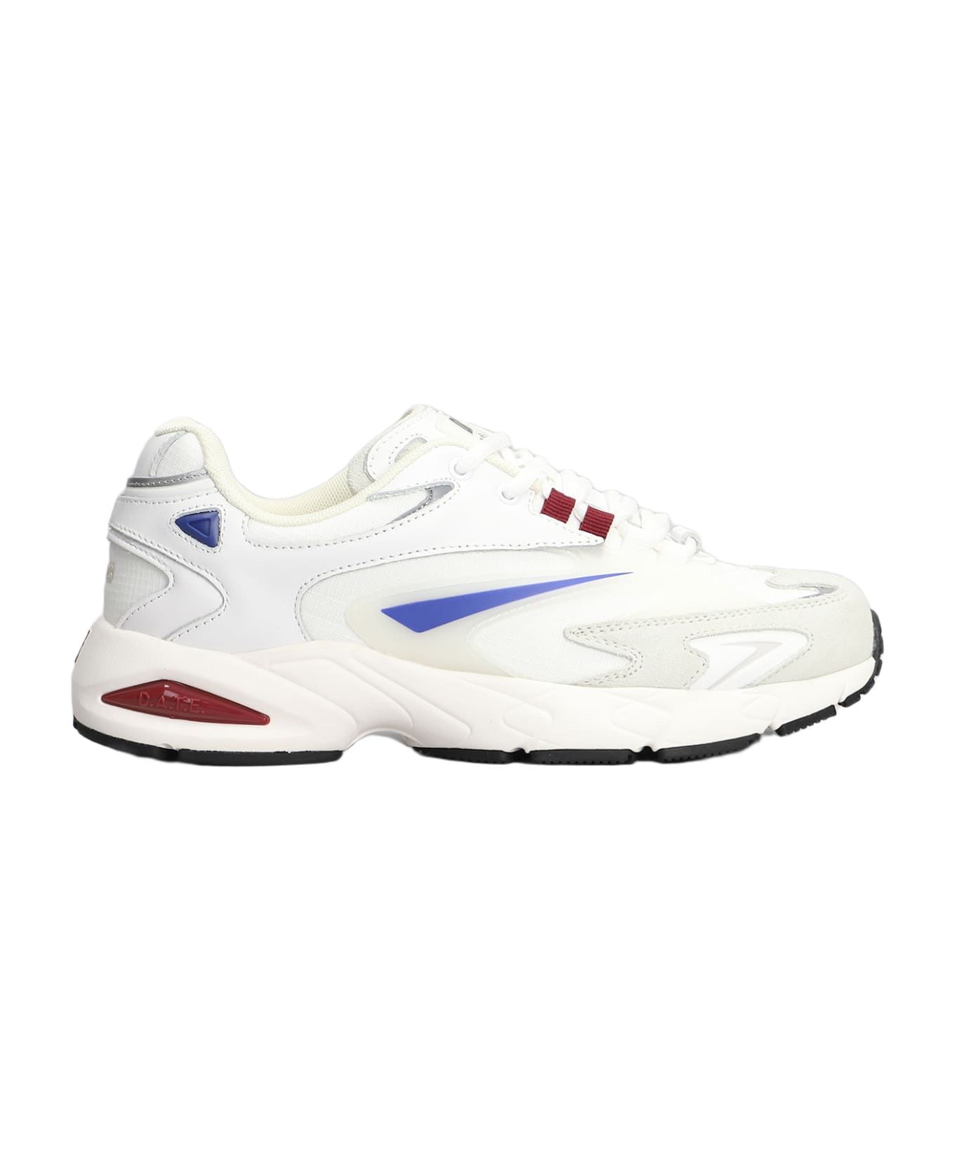 D.A.T.E. Sn23 Sneakers In White Leather And Fabric - white スニーカー
