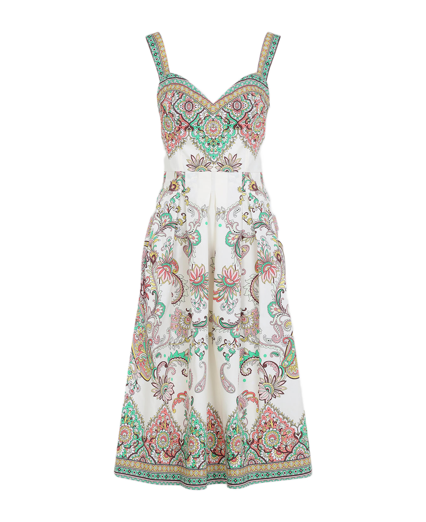 Etro Cotton Bralette Dress - White