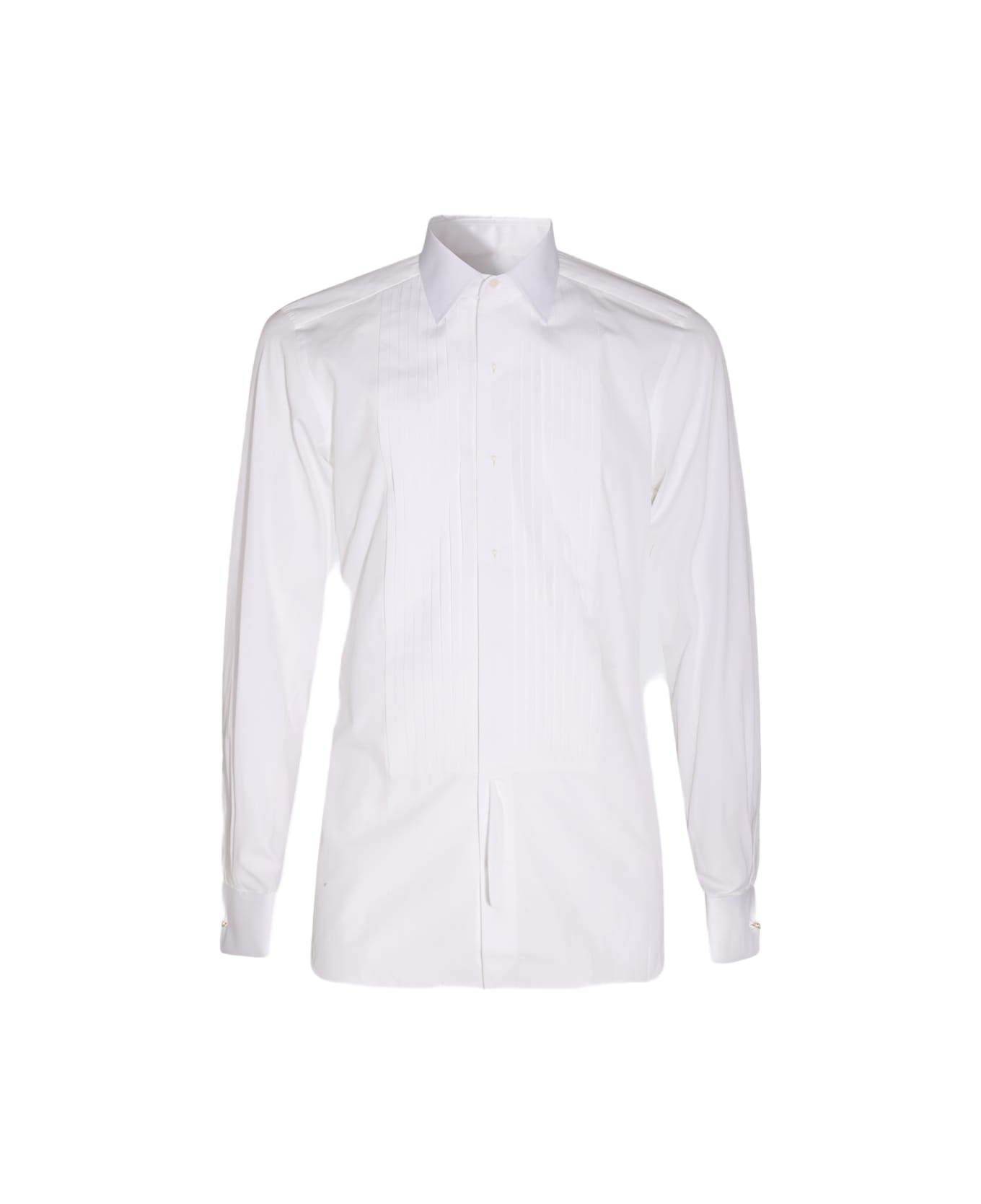 Tom Ford White Cotton Shirt - White