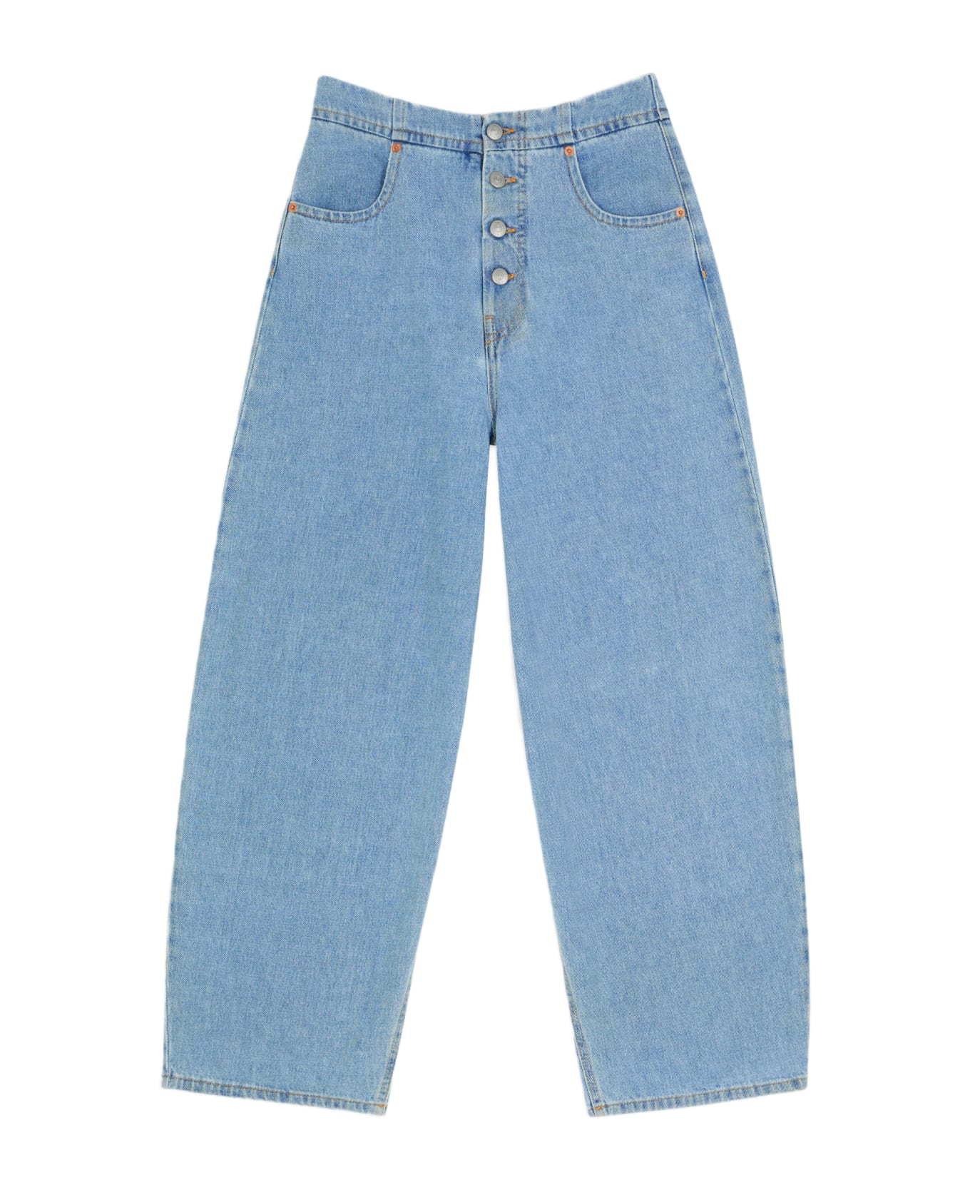 MM6 Maison Margiela Pantalone 5 Tasche Light blue Rhianna 5 pockets jeans - Denim