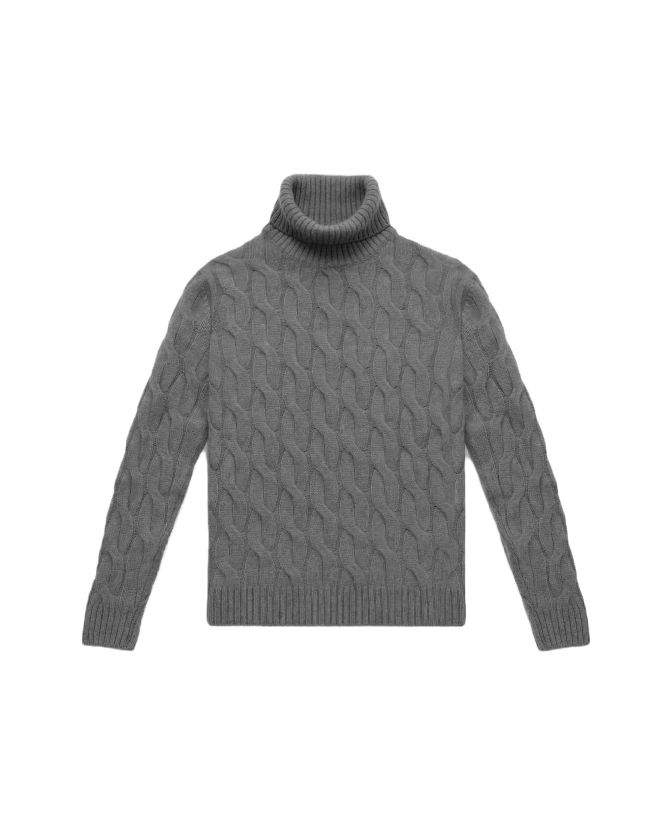 Larusmiani Turtleneck Sweater Col Du Pillon Sweater - DimGray
