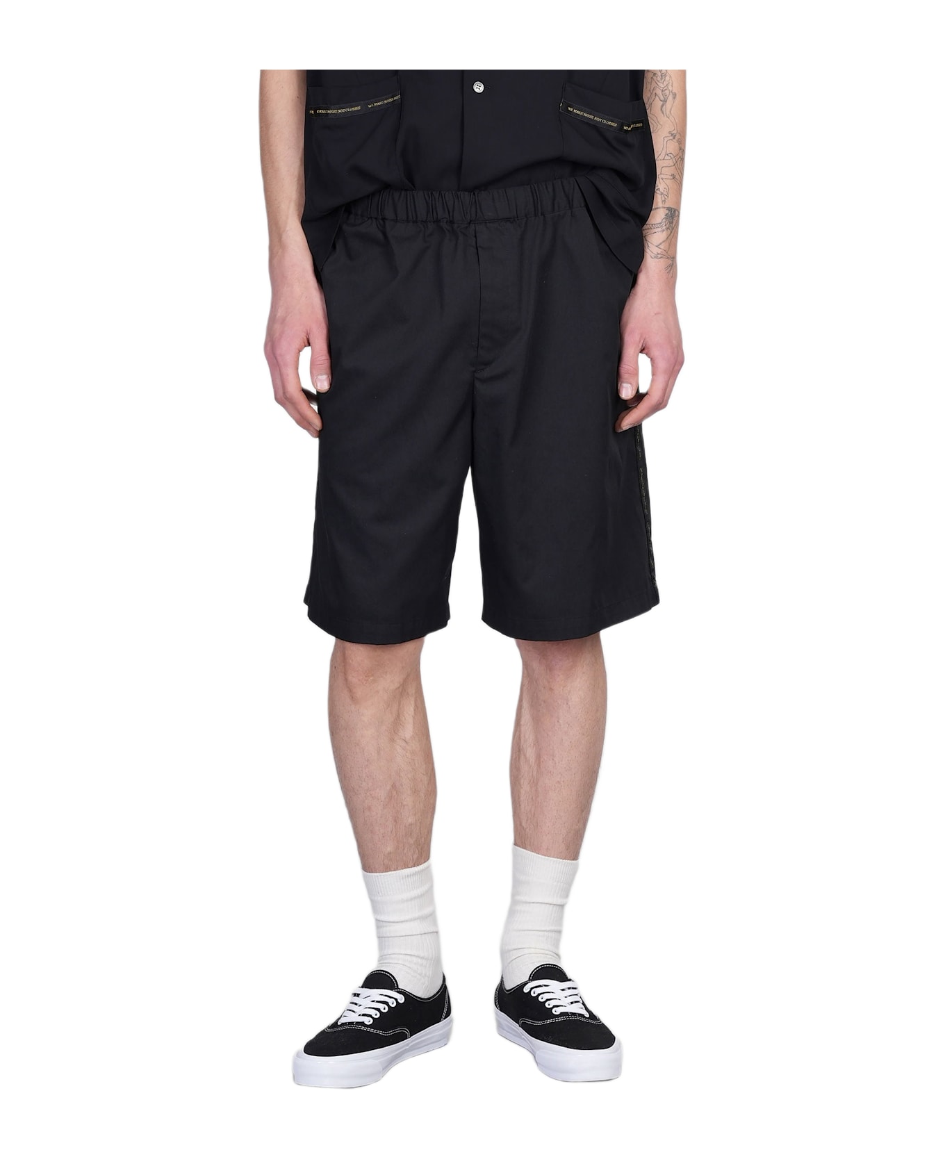 Undercover Jun Takahashi Shorts In Black Polyester - black