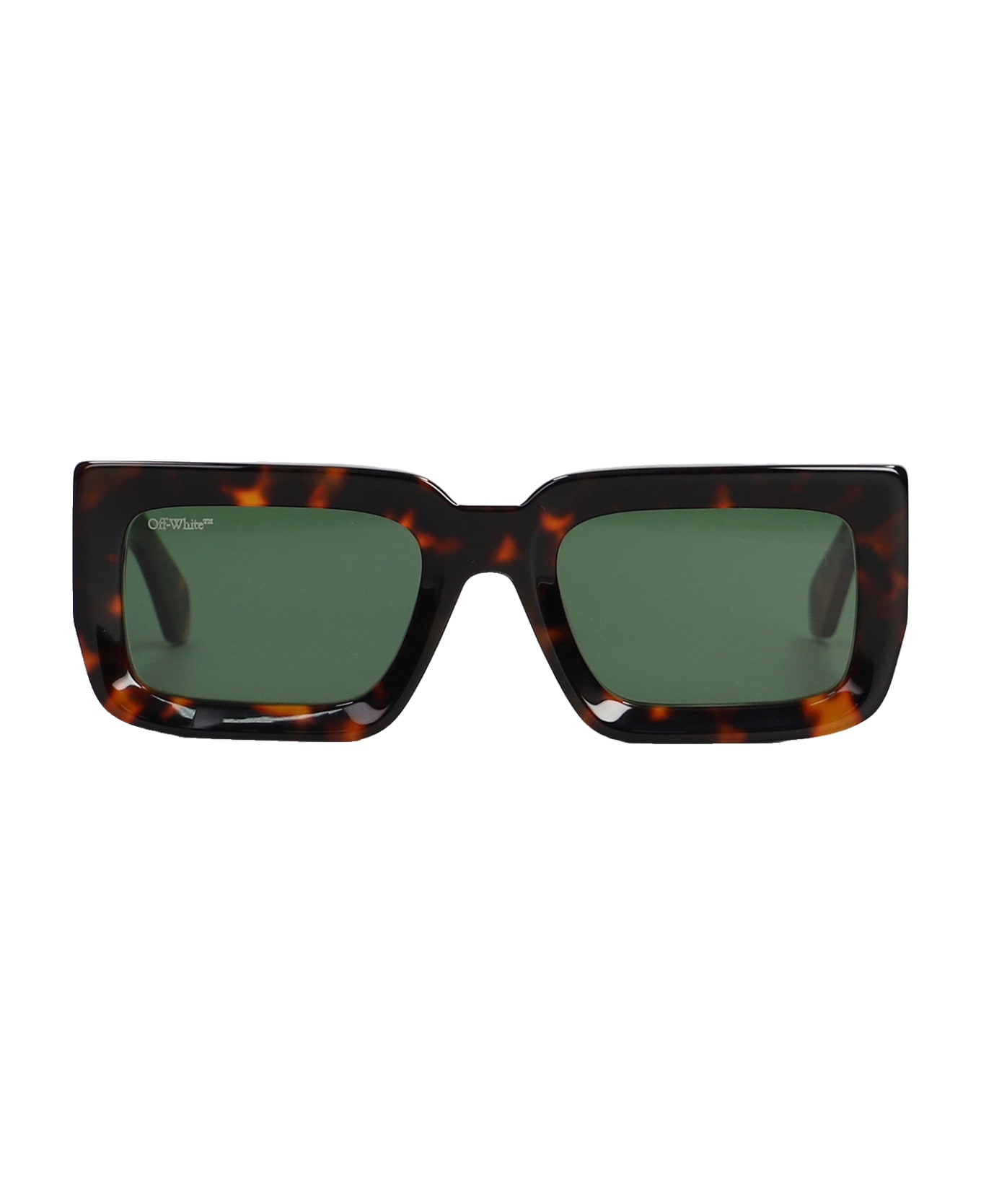 Off-White Boston Sunglasses In Brown Acrylic - brown