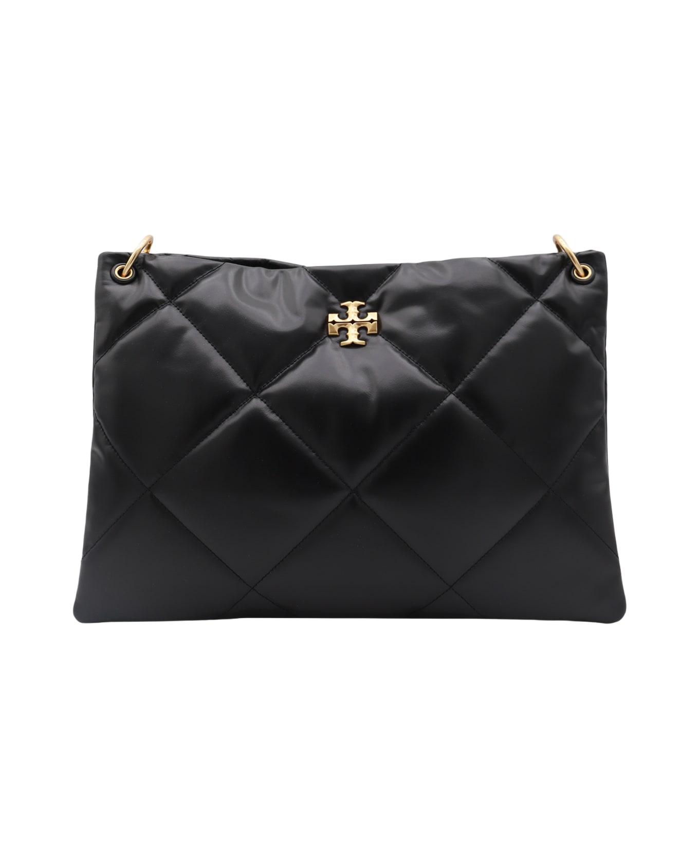 Tory Burch Black Leather Tote Bag - Black