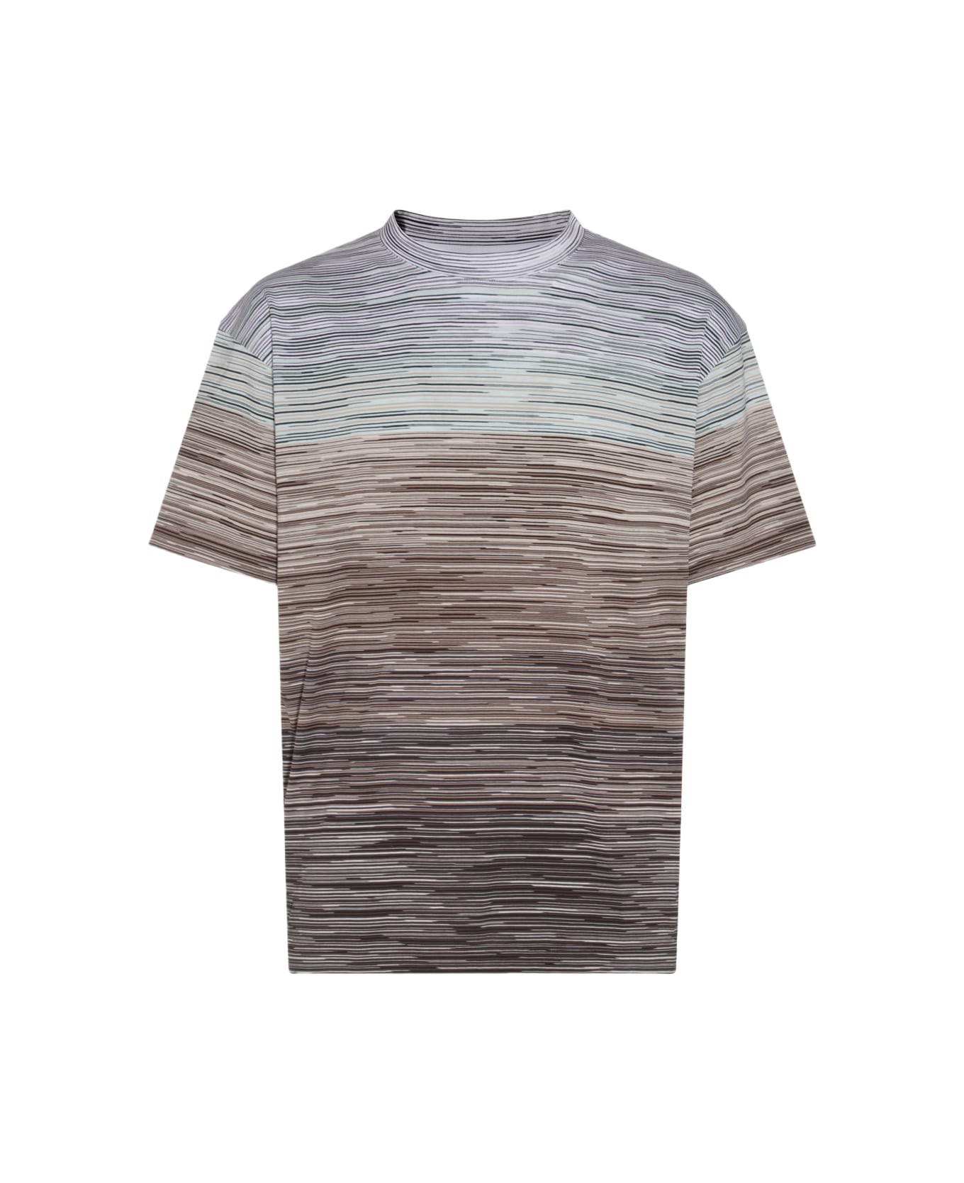 Missoni Multicolor Cotton T-shirt - Beige